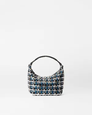 Midnight Woven Woven Mini Hobo