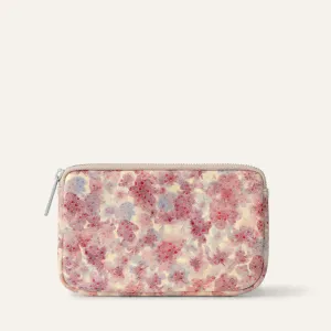 Millie Pouch | Cherry Blossom with Silver hardware