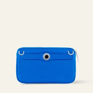 Millie Pouch | Sapphire with Silver hardware