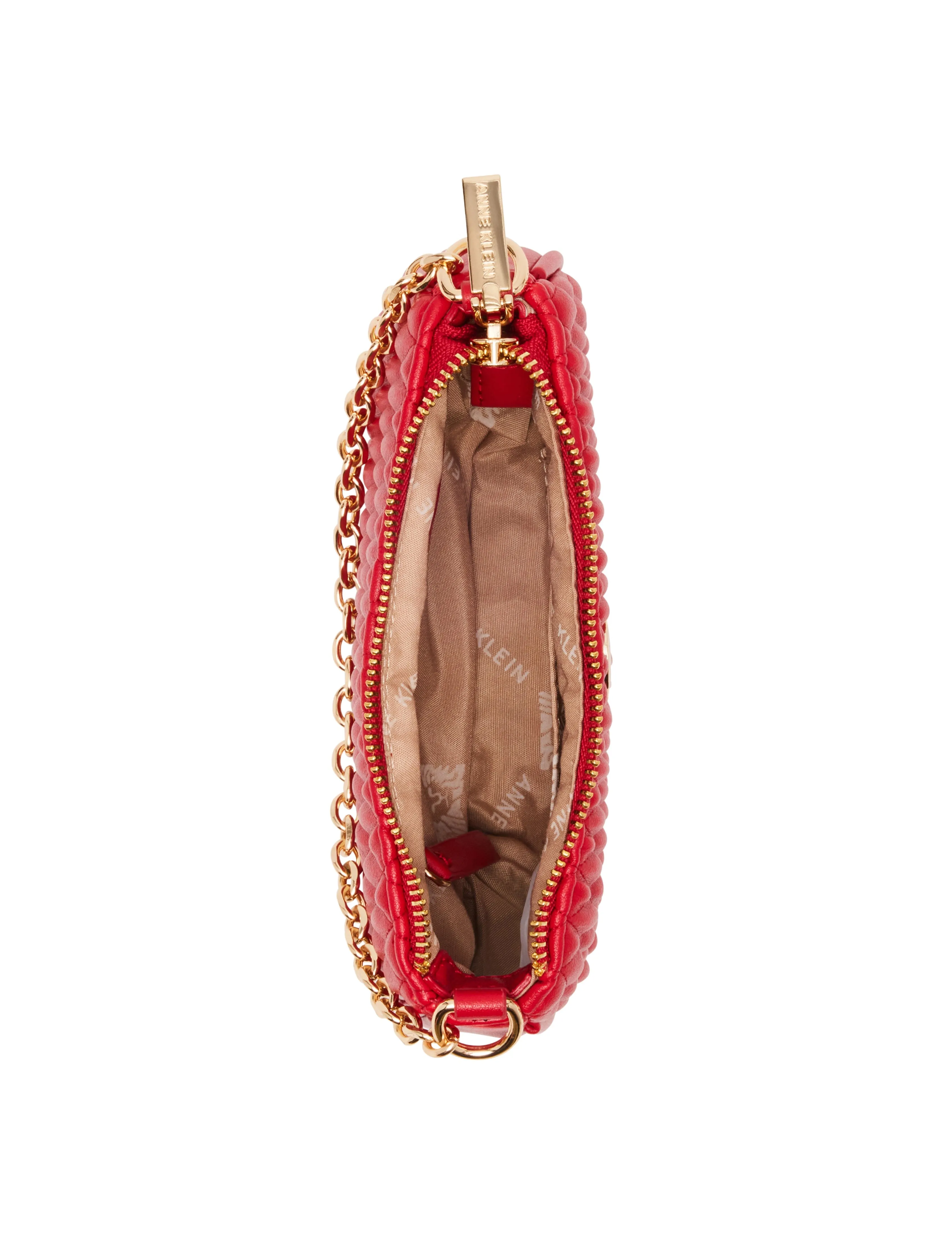 Mini Ruched Crossbody With Chain Swag
