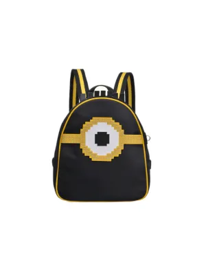 Minions Jacquard with Leather Backpack