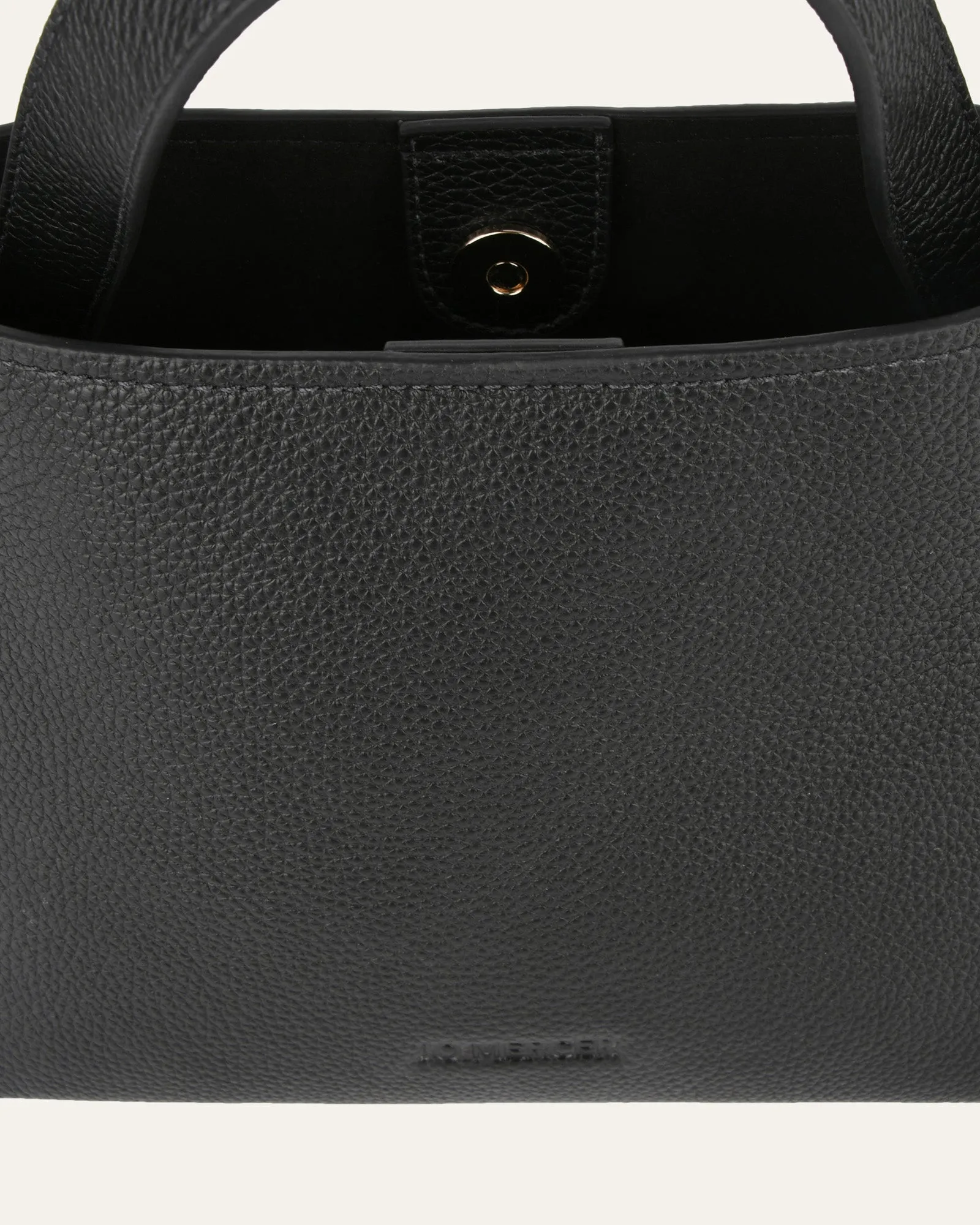 MISHI CROSSBODY BAG BLACK LEATHER