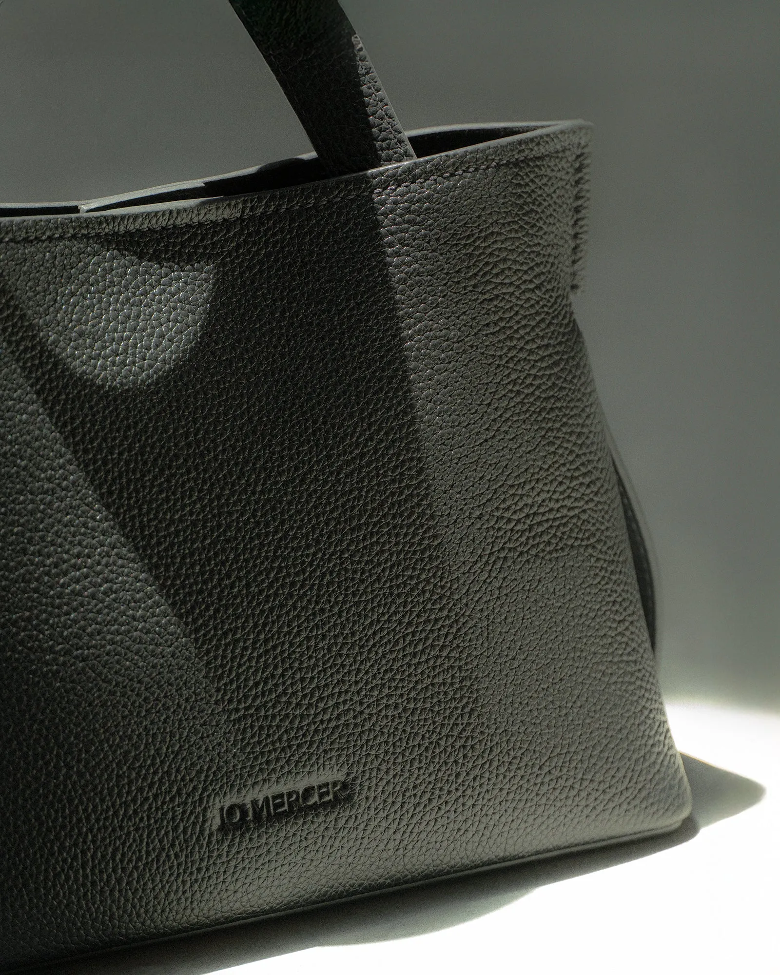 MISHI CROSSBODY BAG BLACK LEATHER