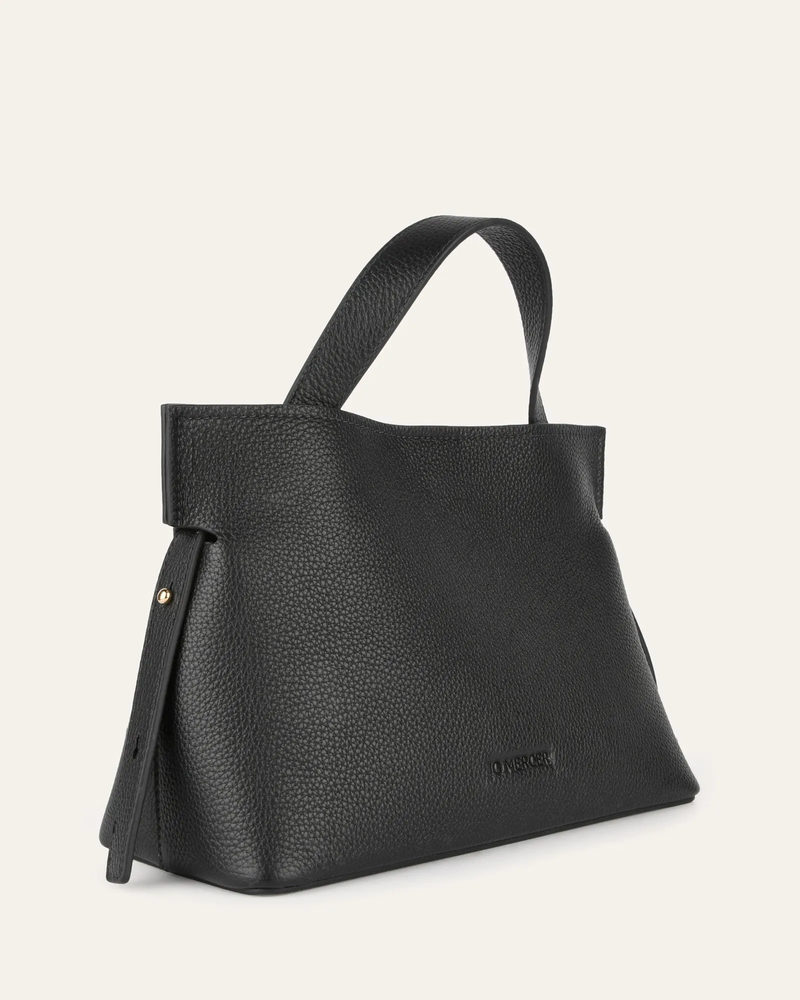 MISHI CROSSBODY BAG BLACK LEATHER