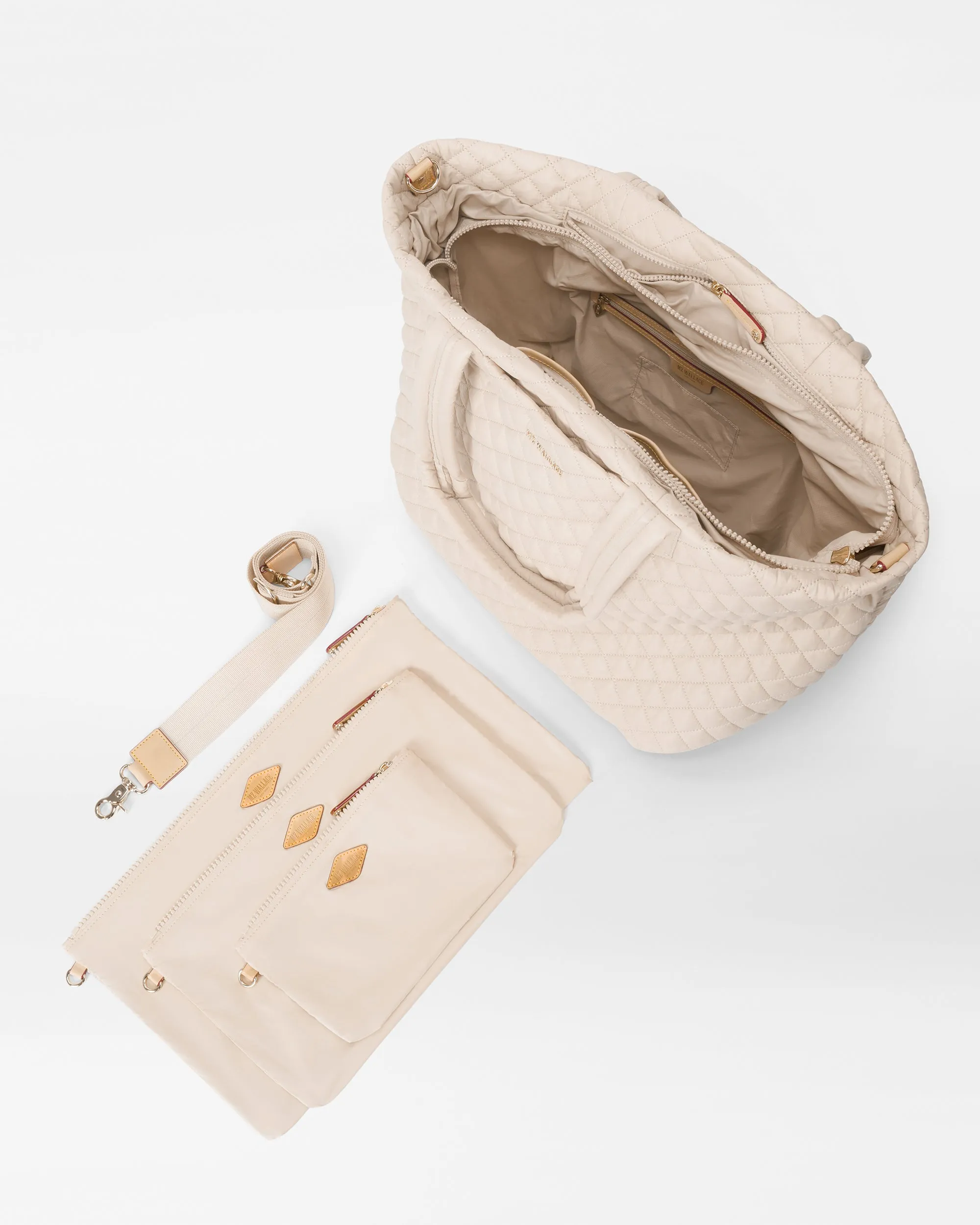 Mushroom Large Metro Tote Deluxe
