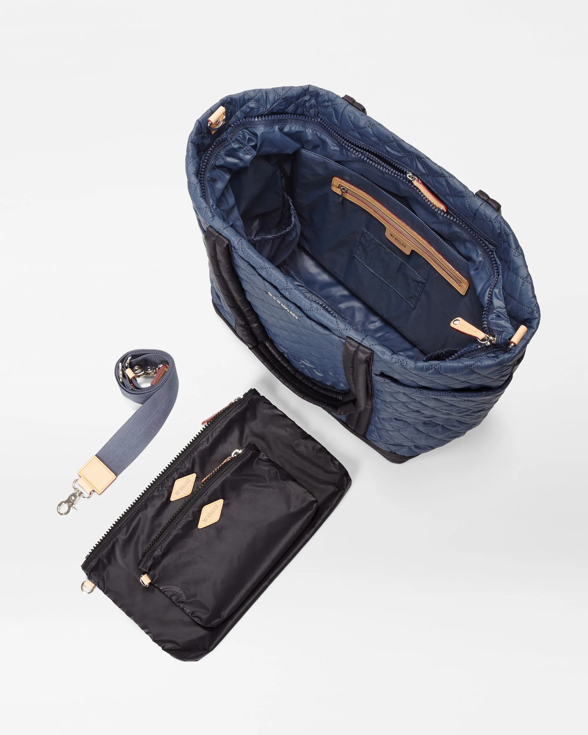 Navy &amp; Black Large Empire Tote
