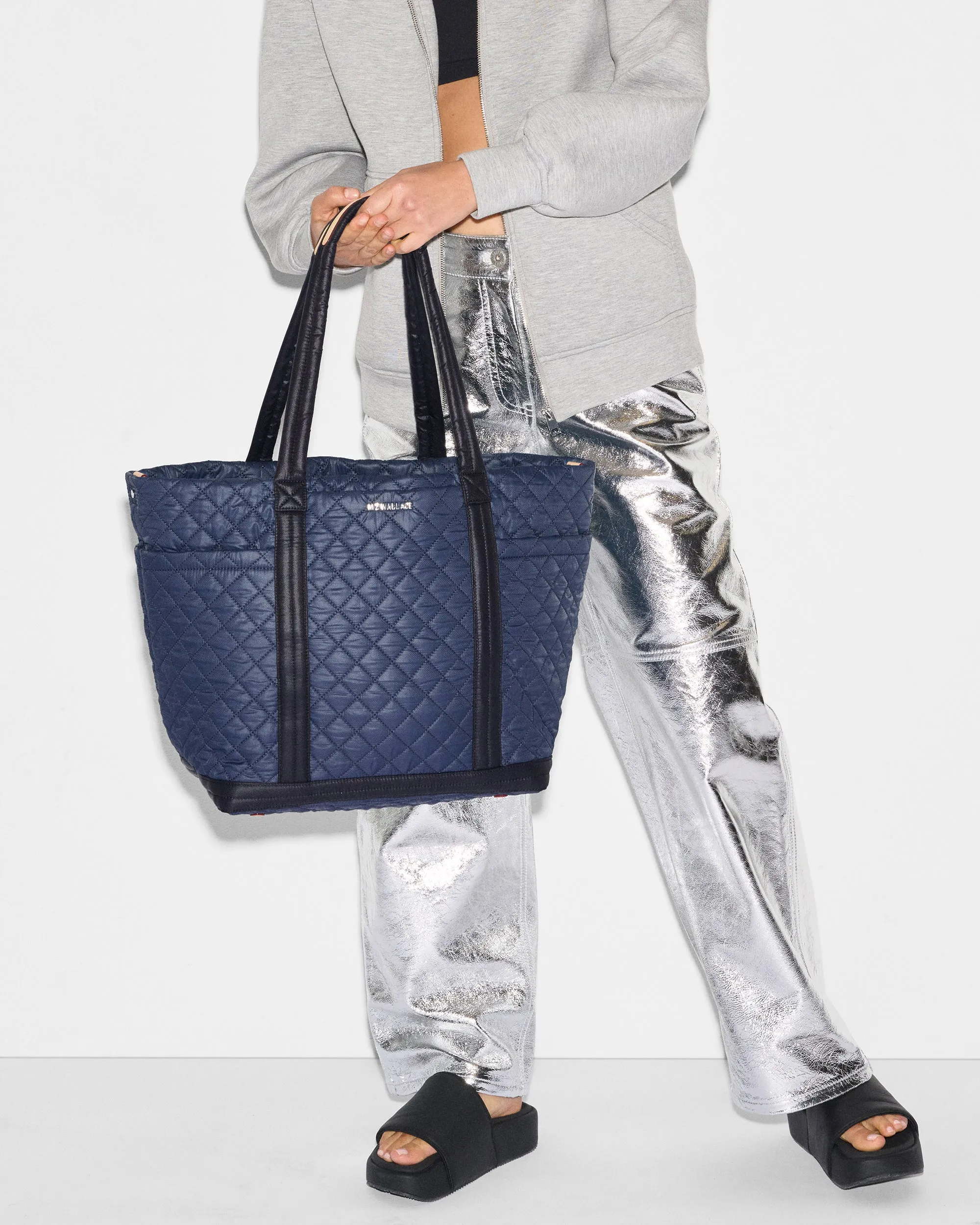 Navy &amp; Black Large Empire Tote