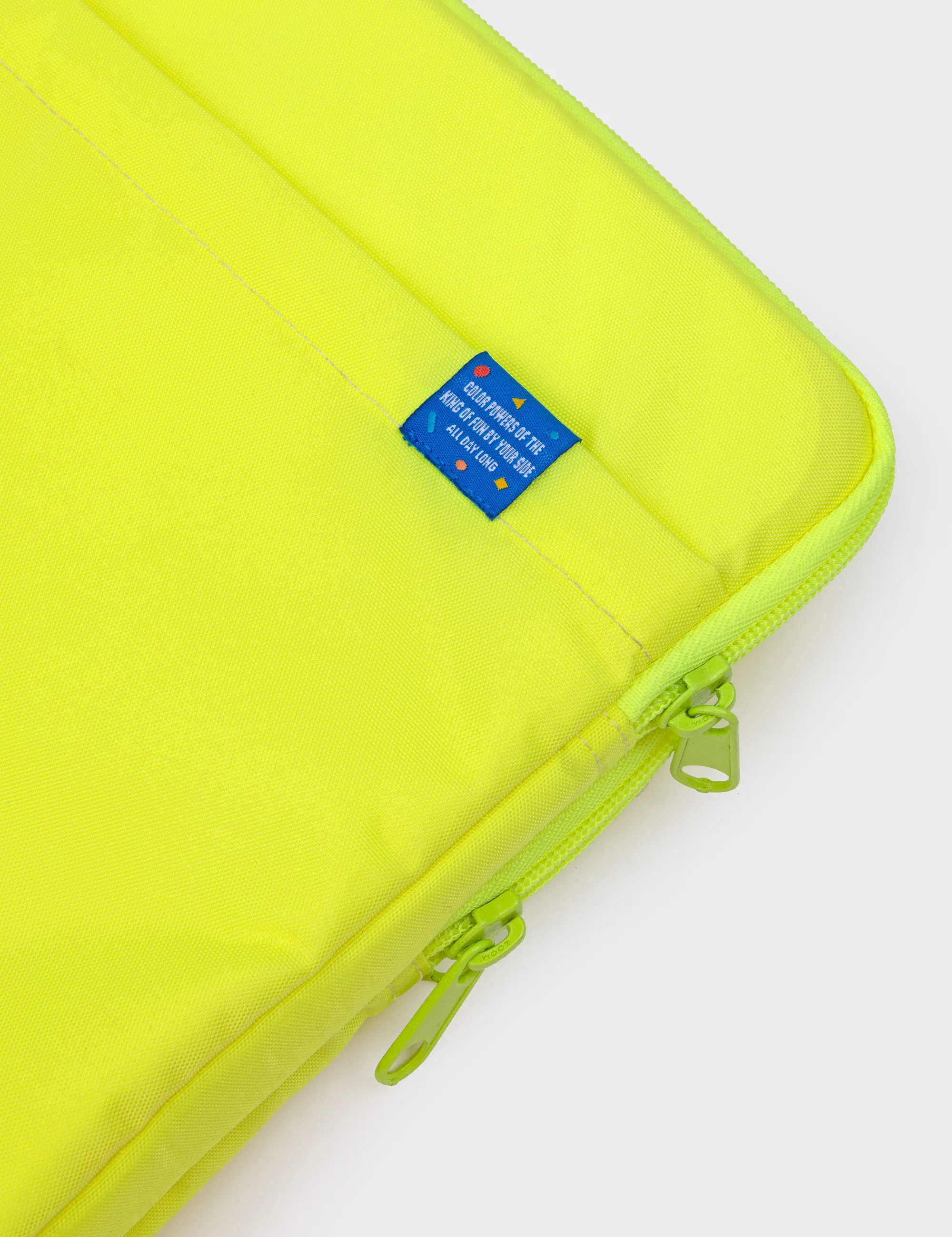 Neon Yellow 13/14 Laptop Case