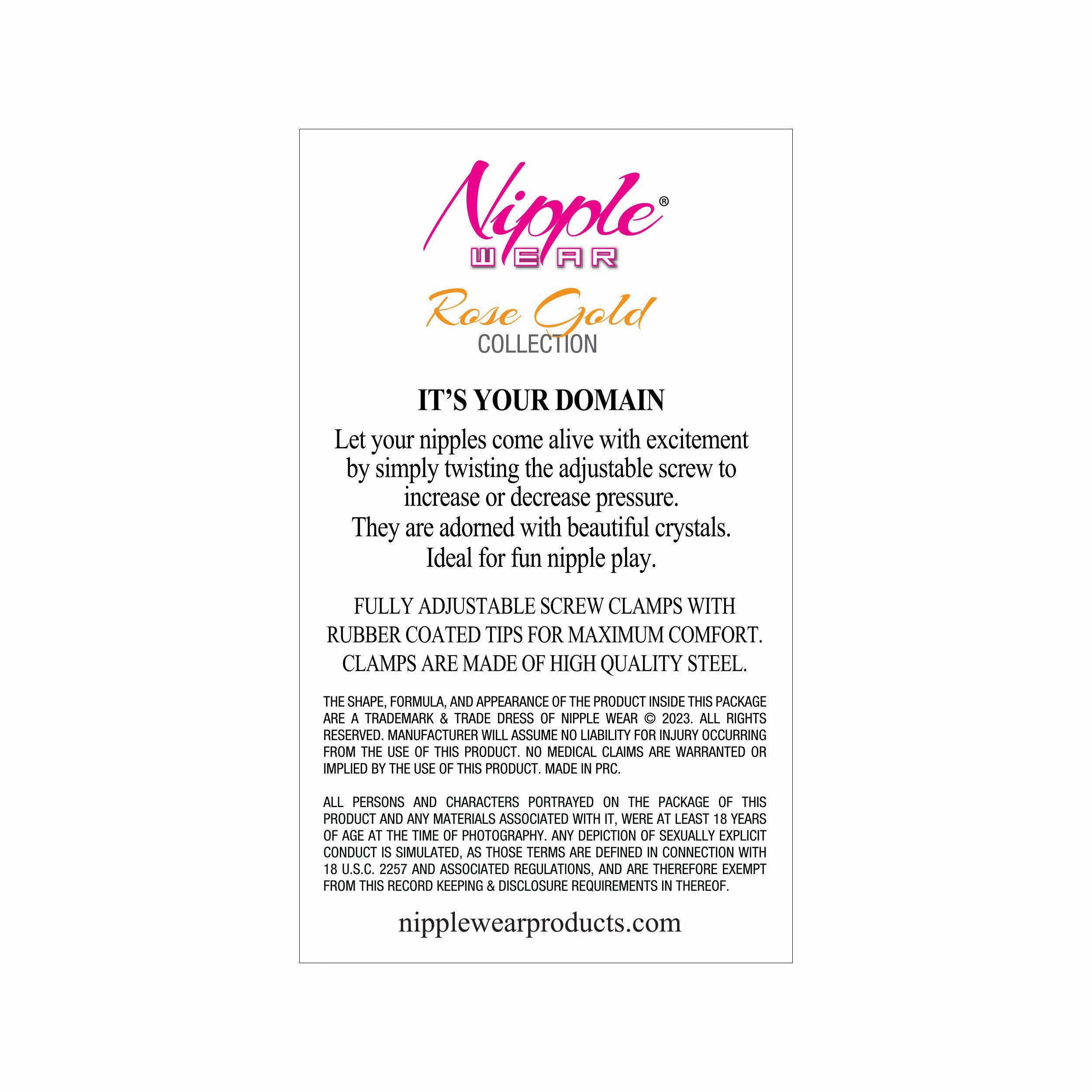 NW RG CRESCENT NIPPLE CLIPS