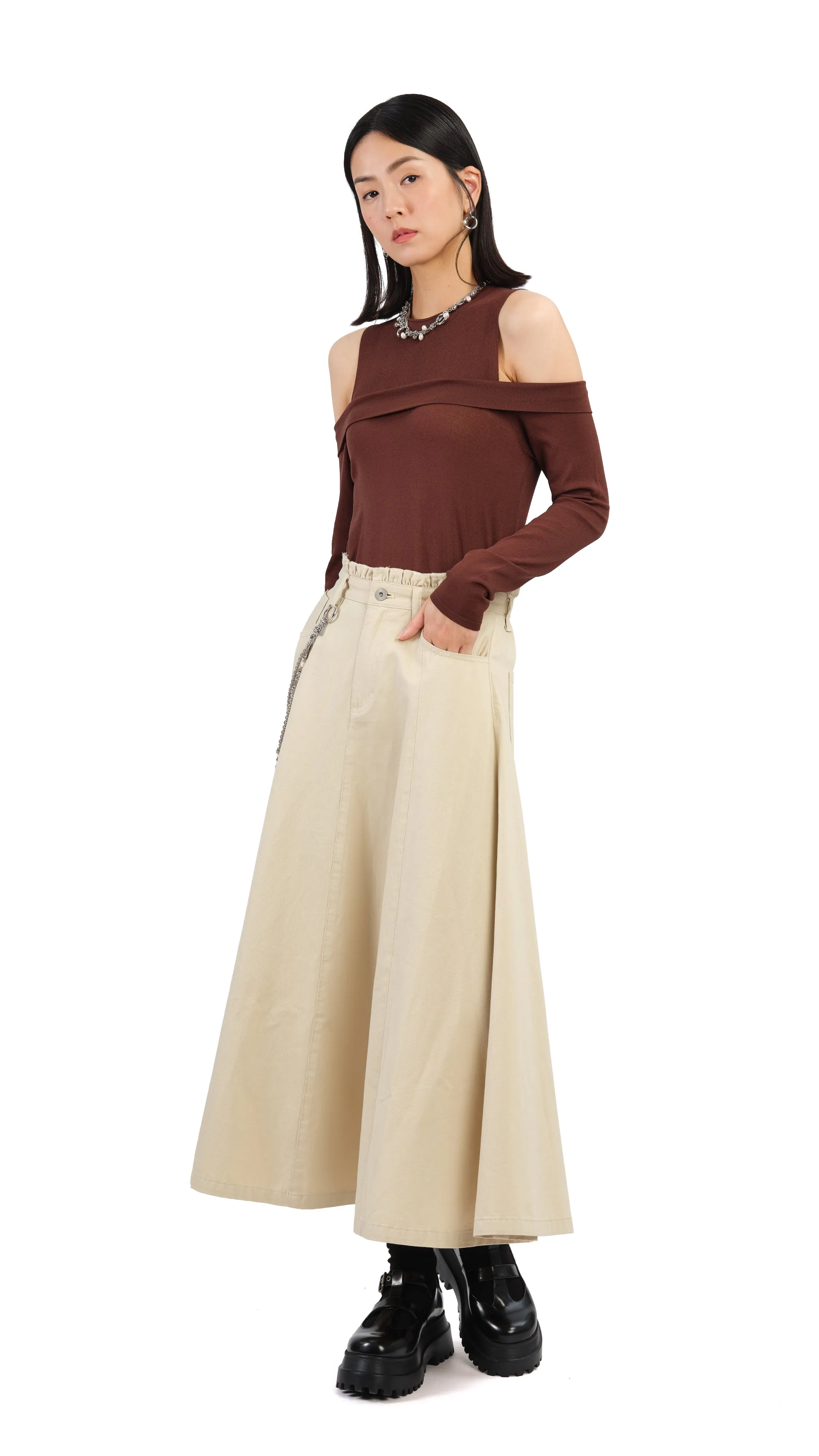 Off Shoulder Sweater