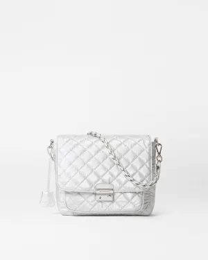 Oyster Metallic Medium Crosby Lock Crossbody