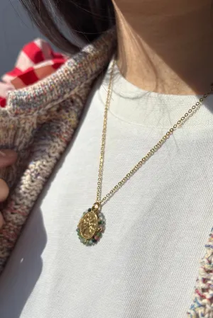 Palas Belamar Green Agate Necklace