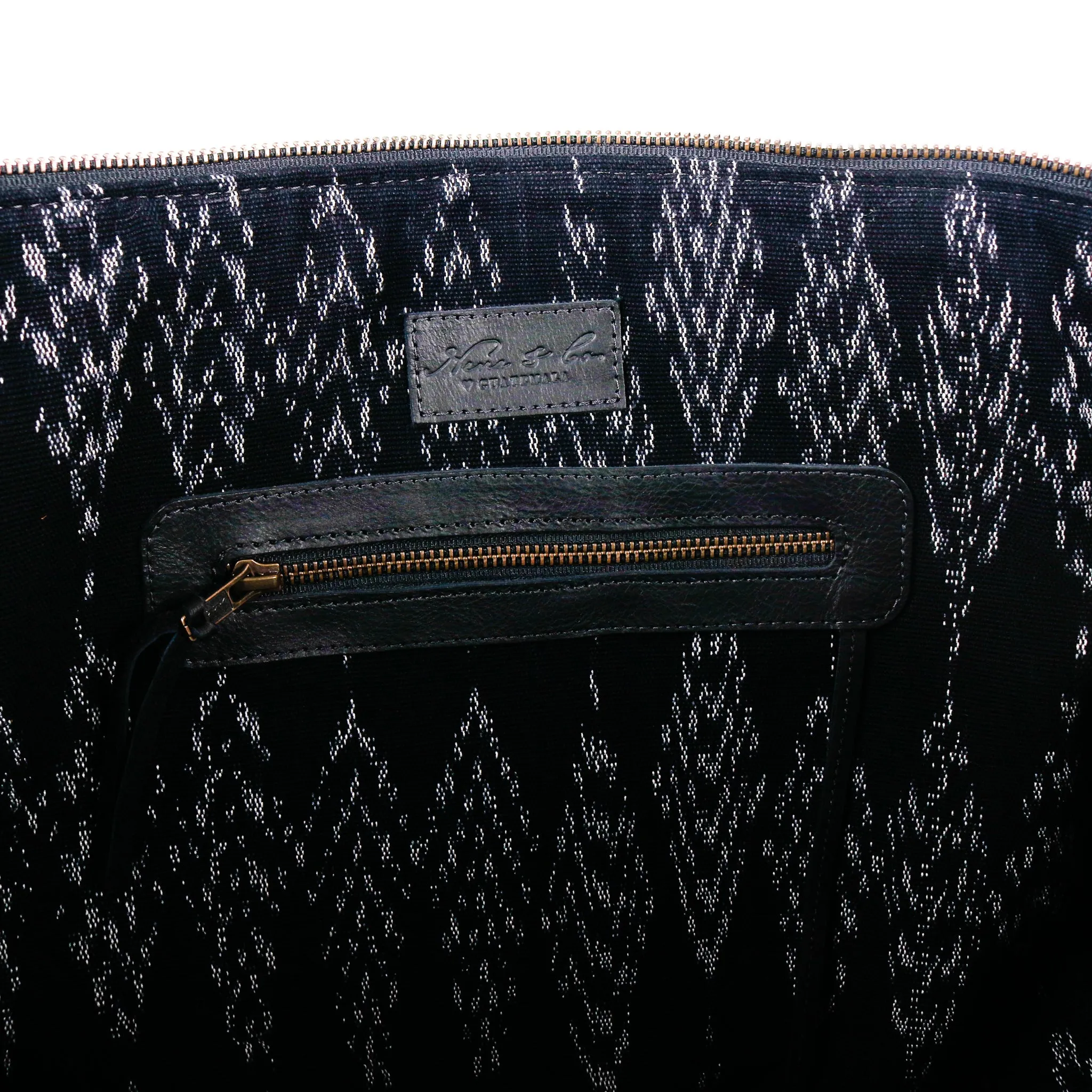 PERFECT WEEKENDER - OOAK HUIPIL - BLACK - NO. 15683