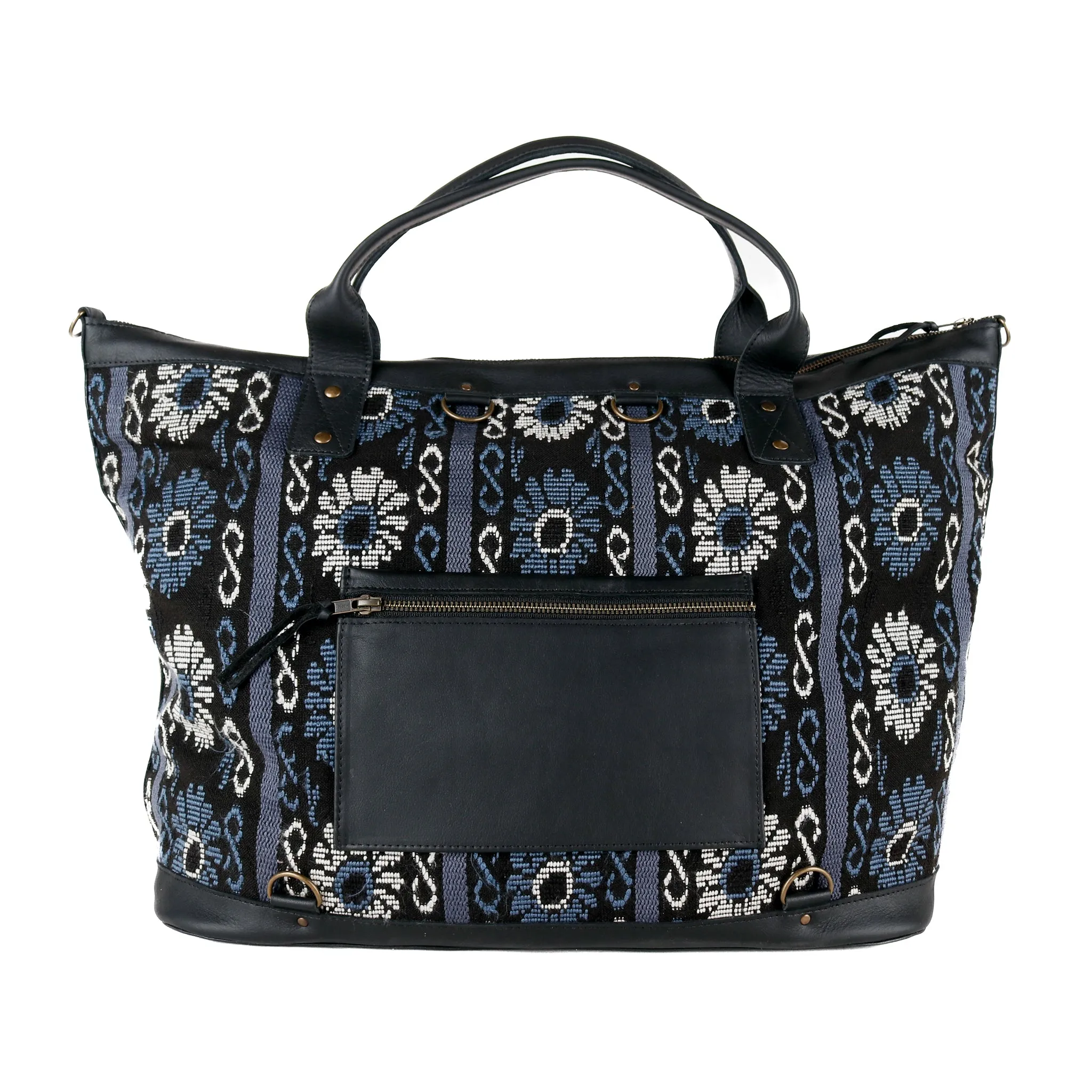 PERFECT WEEKENDER - OOAK HUIPIL - BLACK - NO. 15683