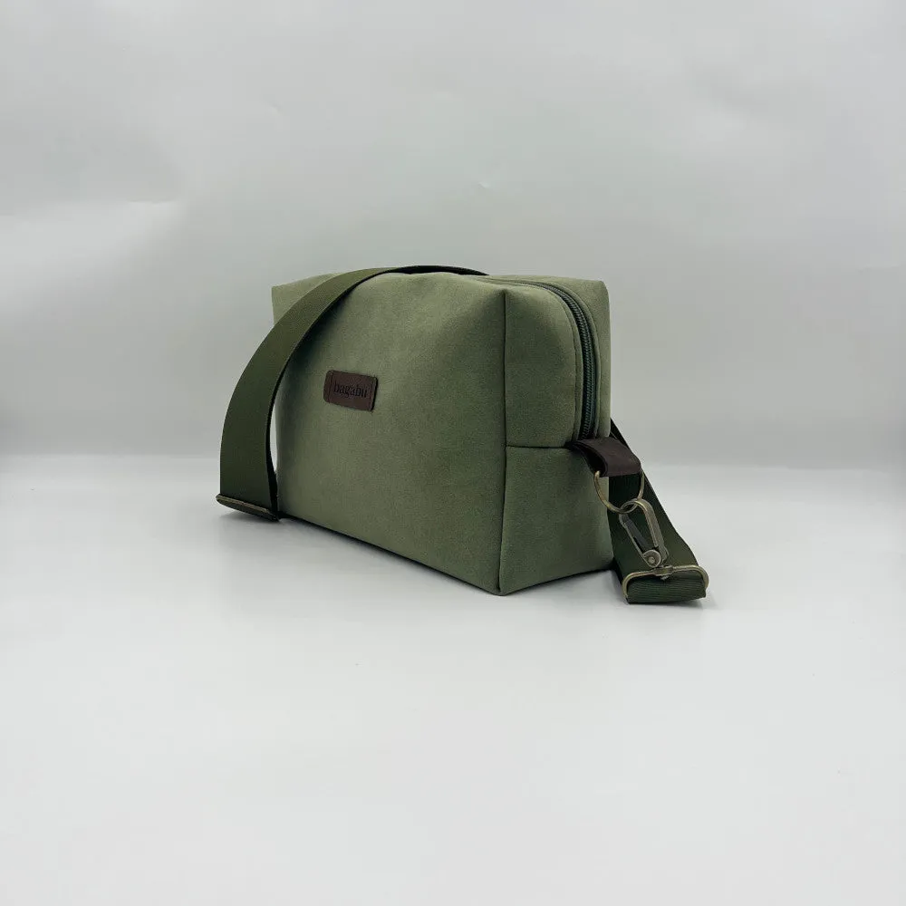 Pickle Green Alcantara Bag