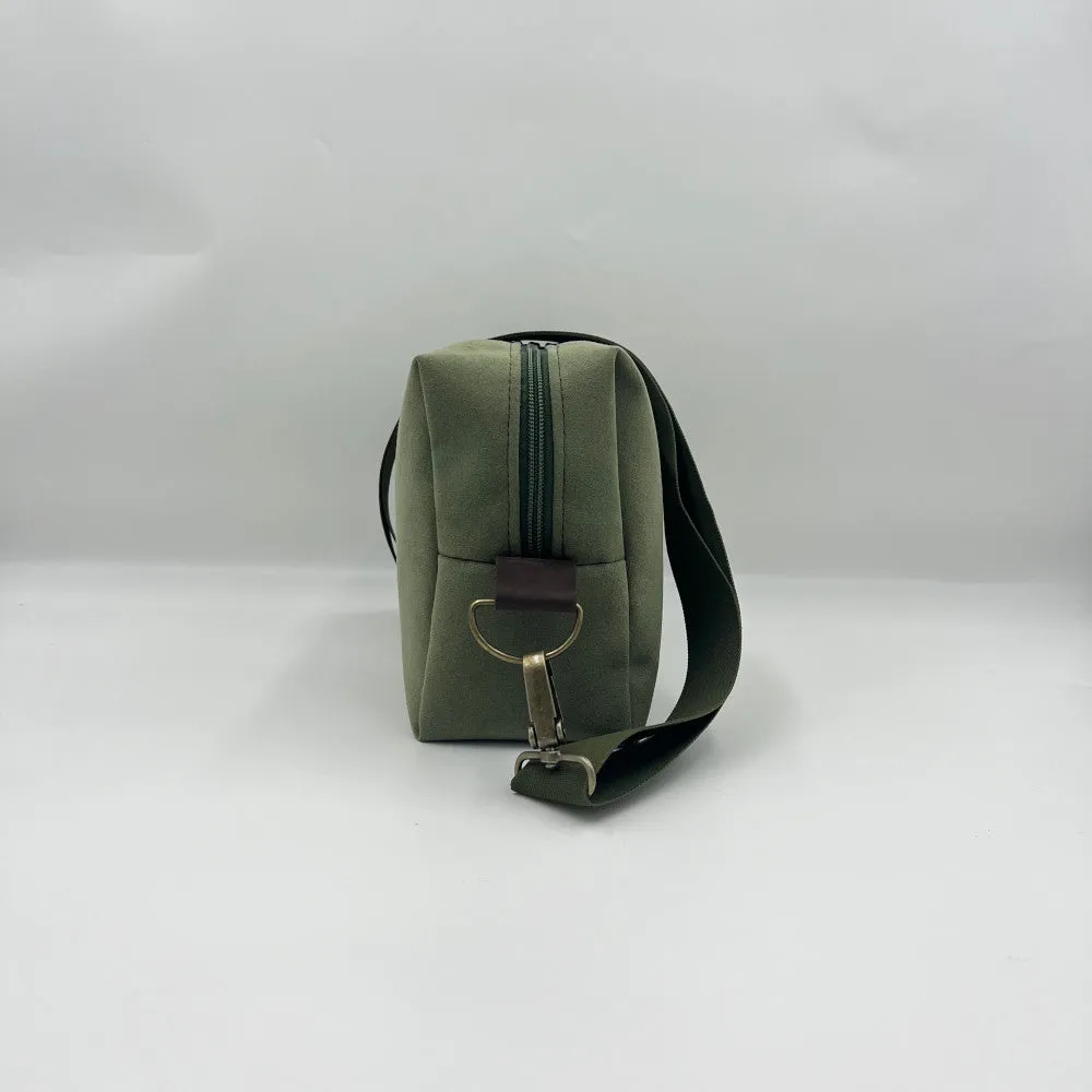 Pickle Green Alcantara Bag