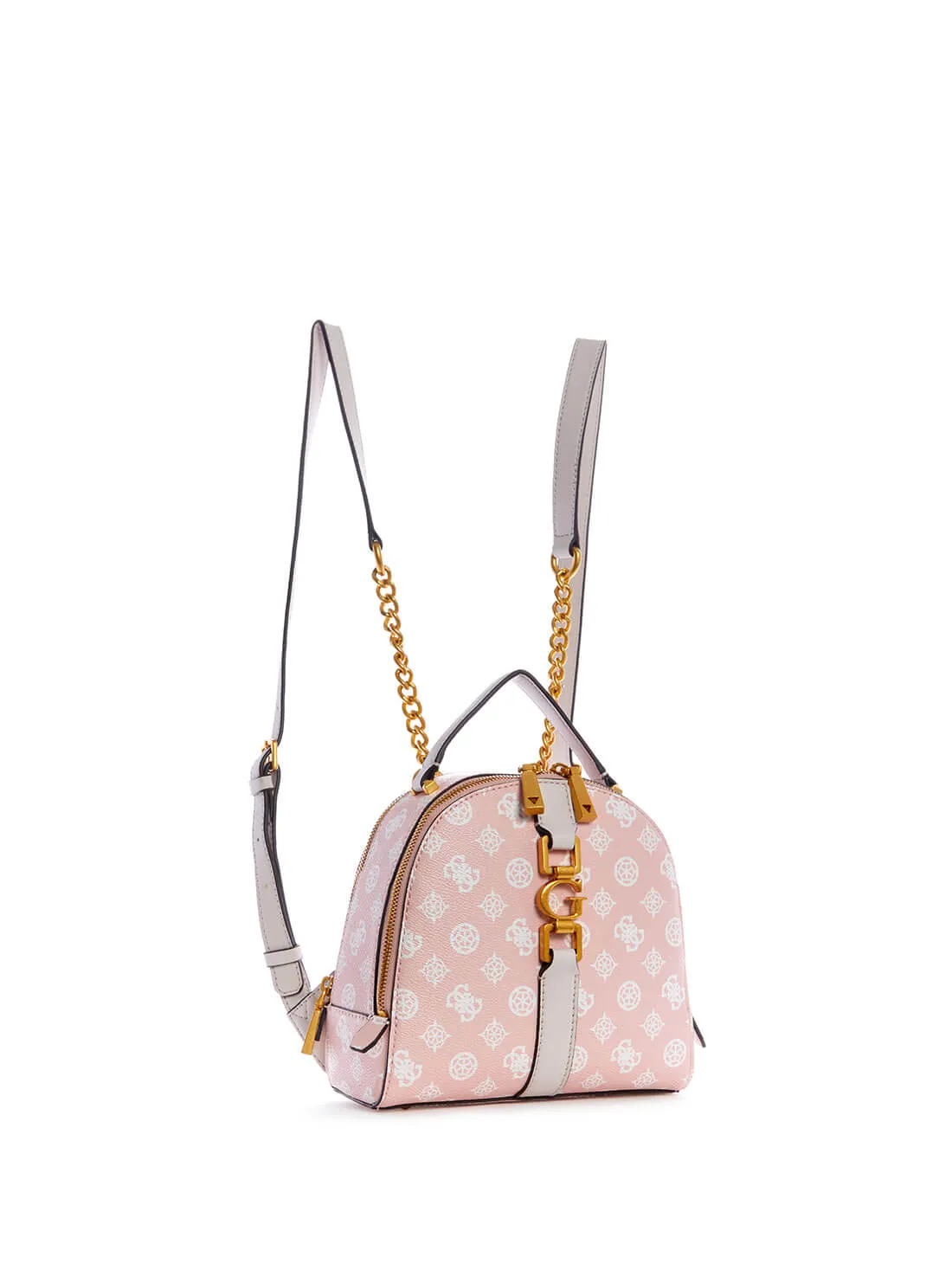 Pink Briana Logo Backpack