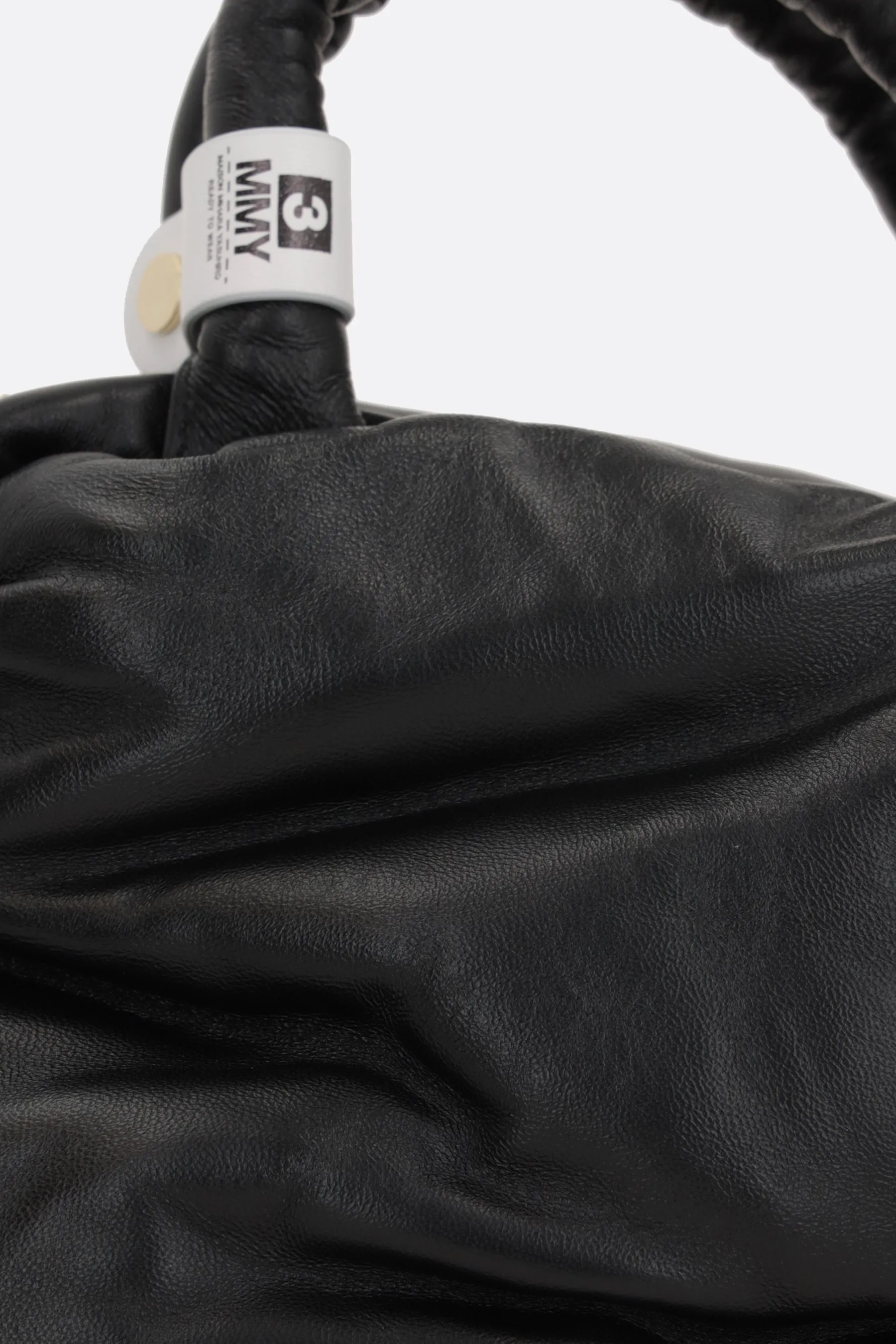 Puker / Puffer Squale padded nappa handbag