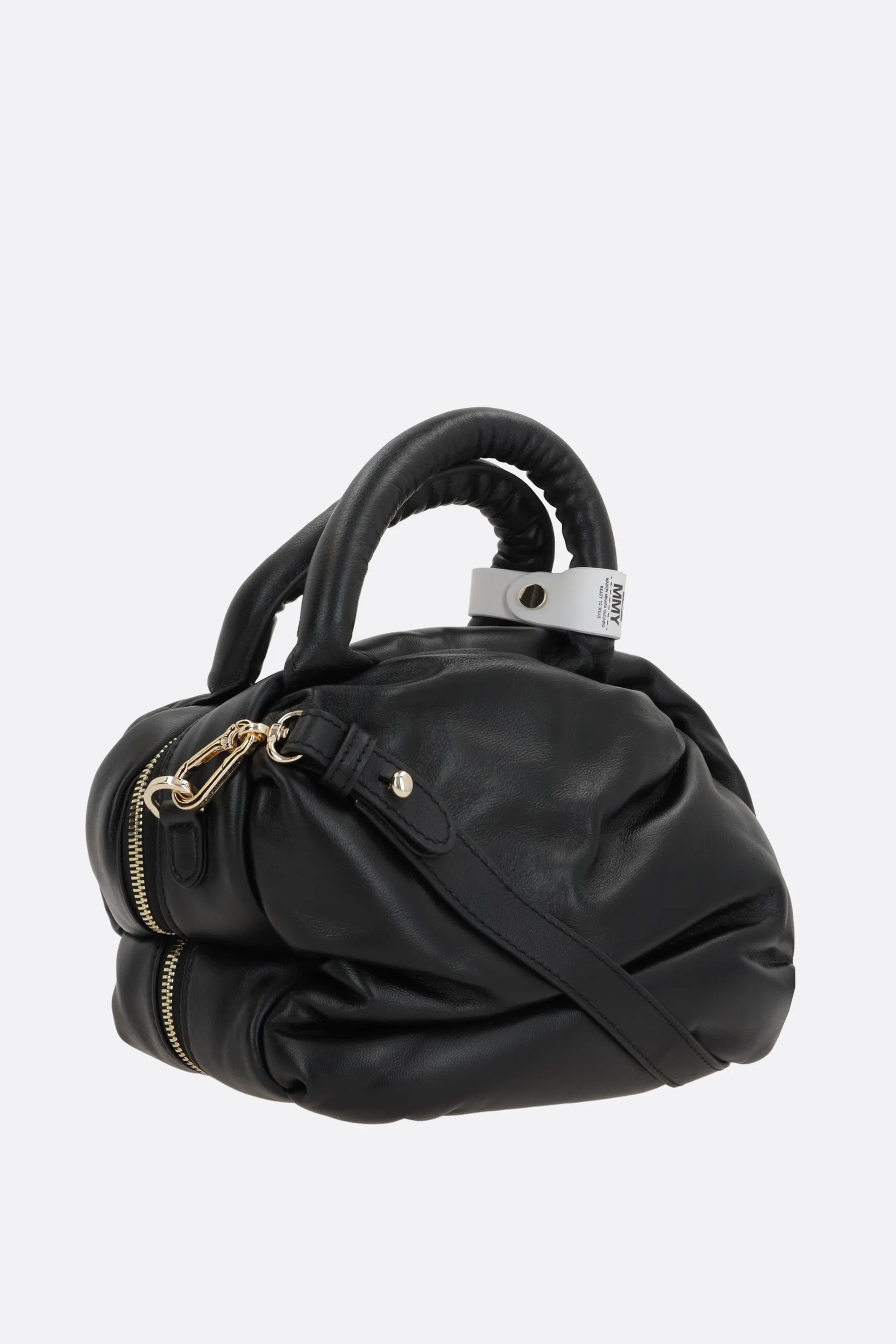 Puker / Puffer Squale padded nappa handbag