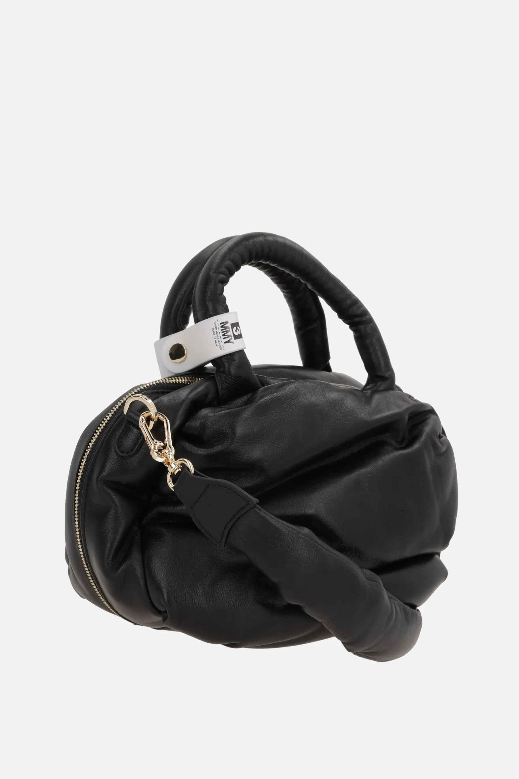 Puker / Puffer Squale padded nappa handbag