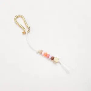 Rainbow Beaded Mini Bag Charm