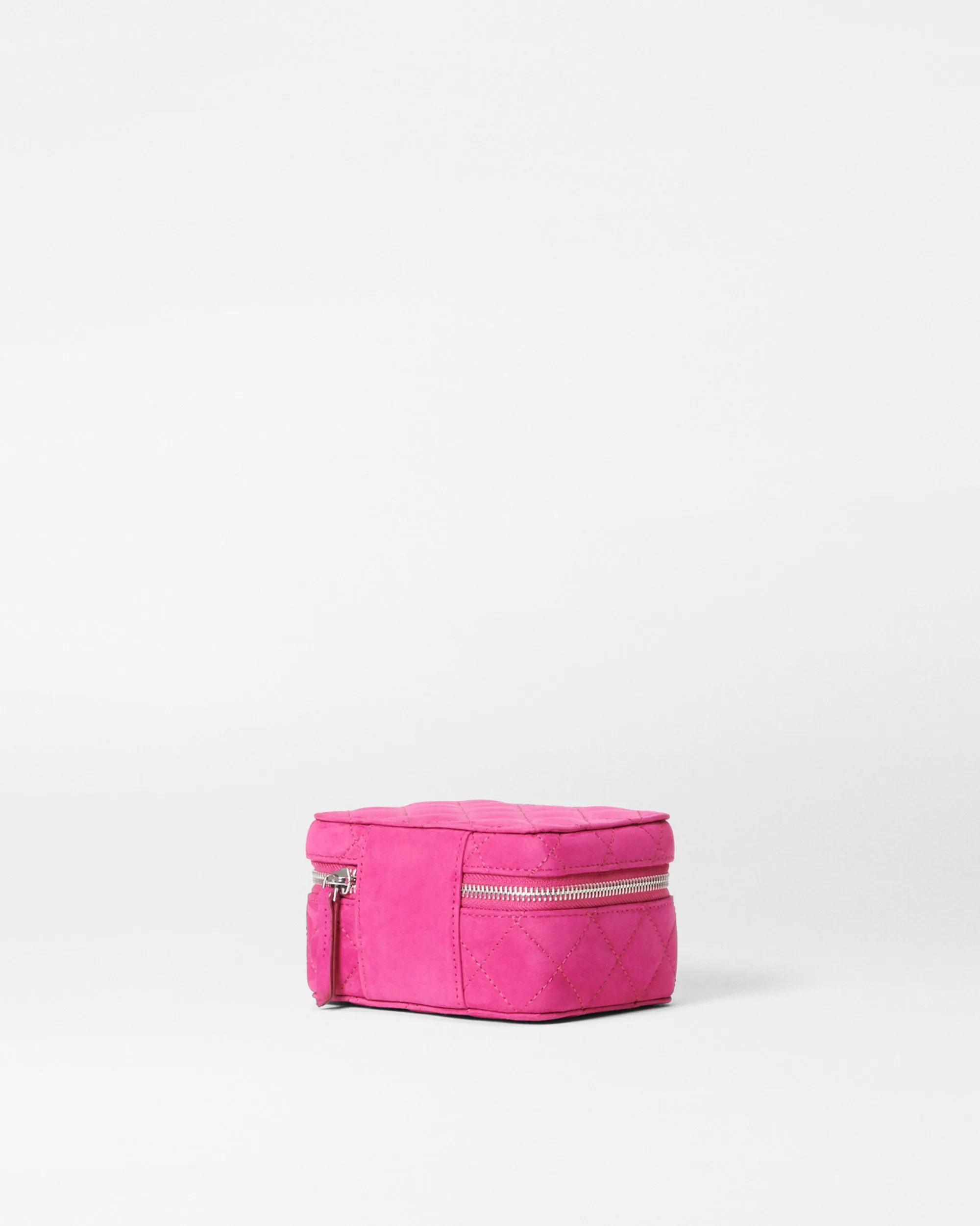 Raspberry Nubuck Jewelry Box
