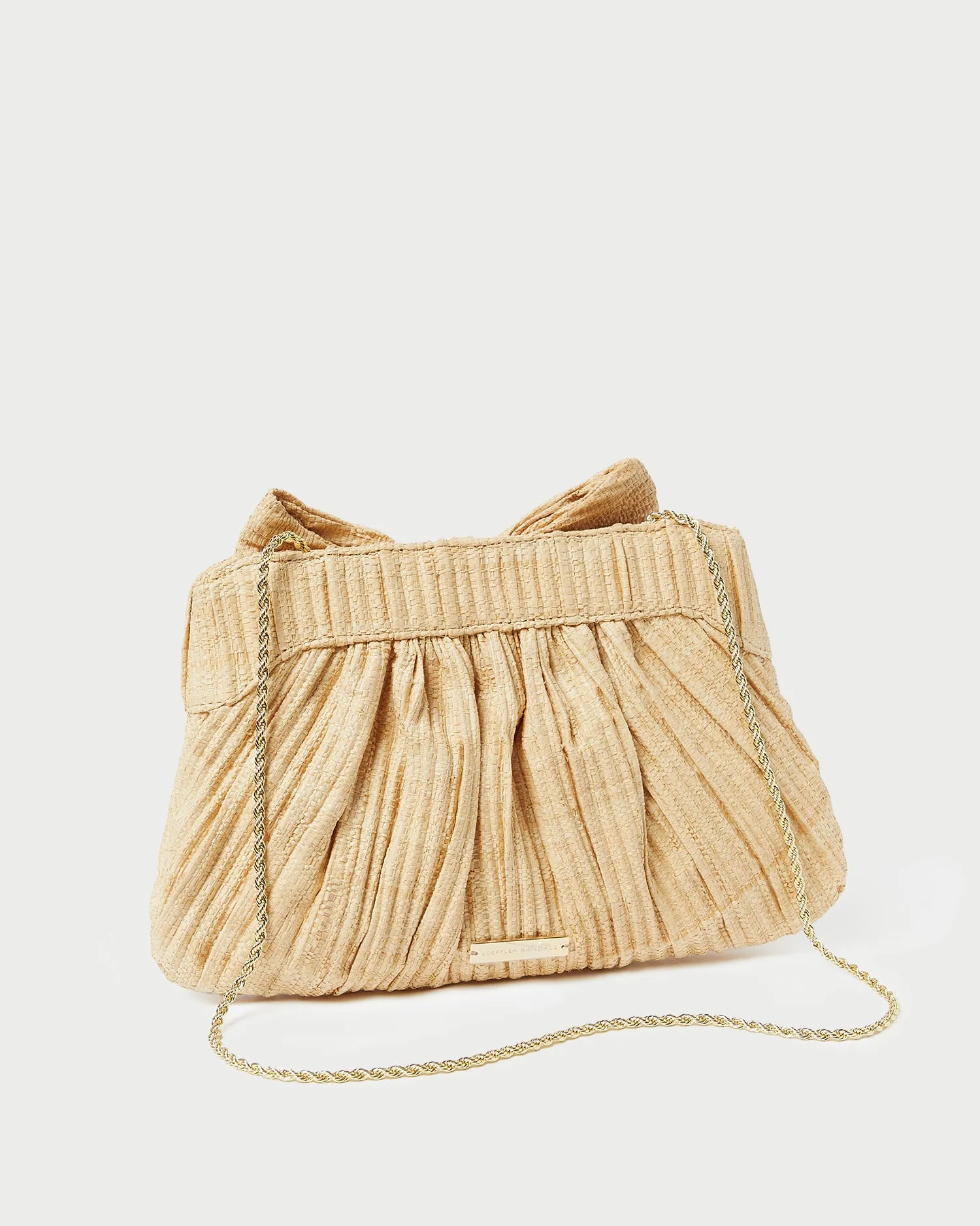 Rayne Natural Bow Clutch