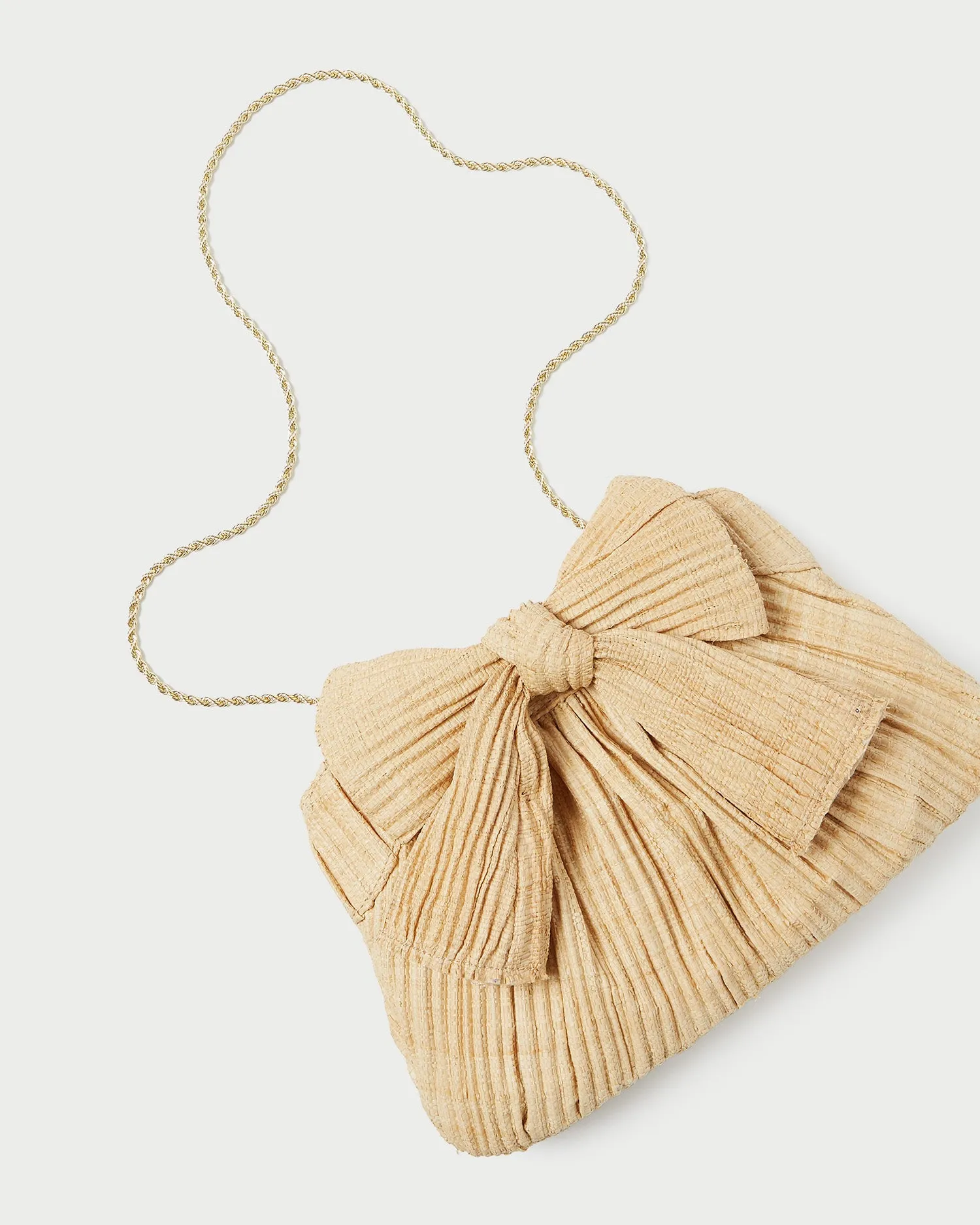 Rayne Natural Bow Clutch