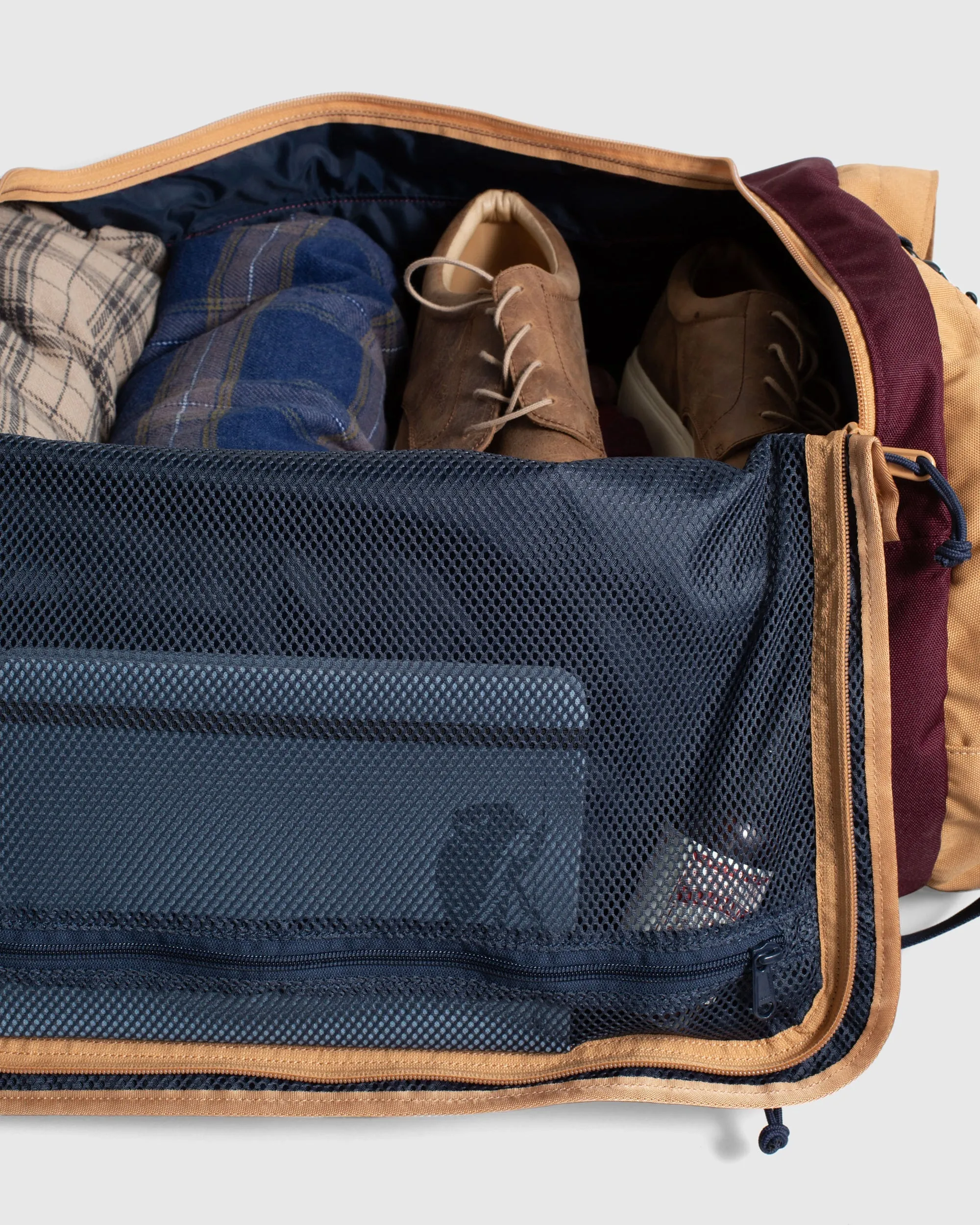 (R)evolution™ 55L Carry-On Duffle - Cocoa - Maroon