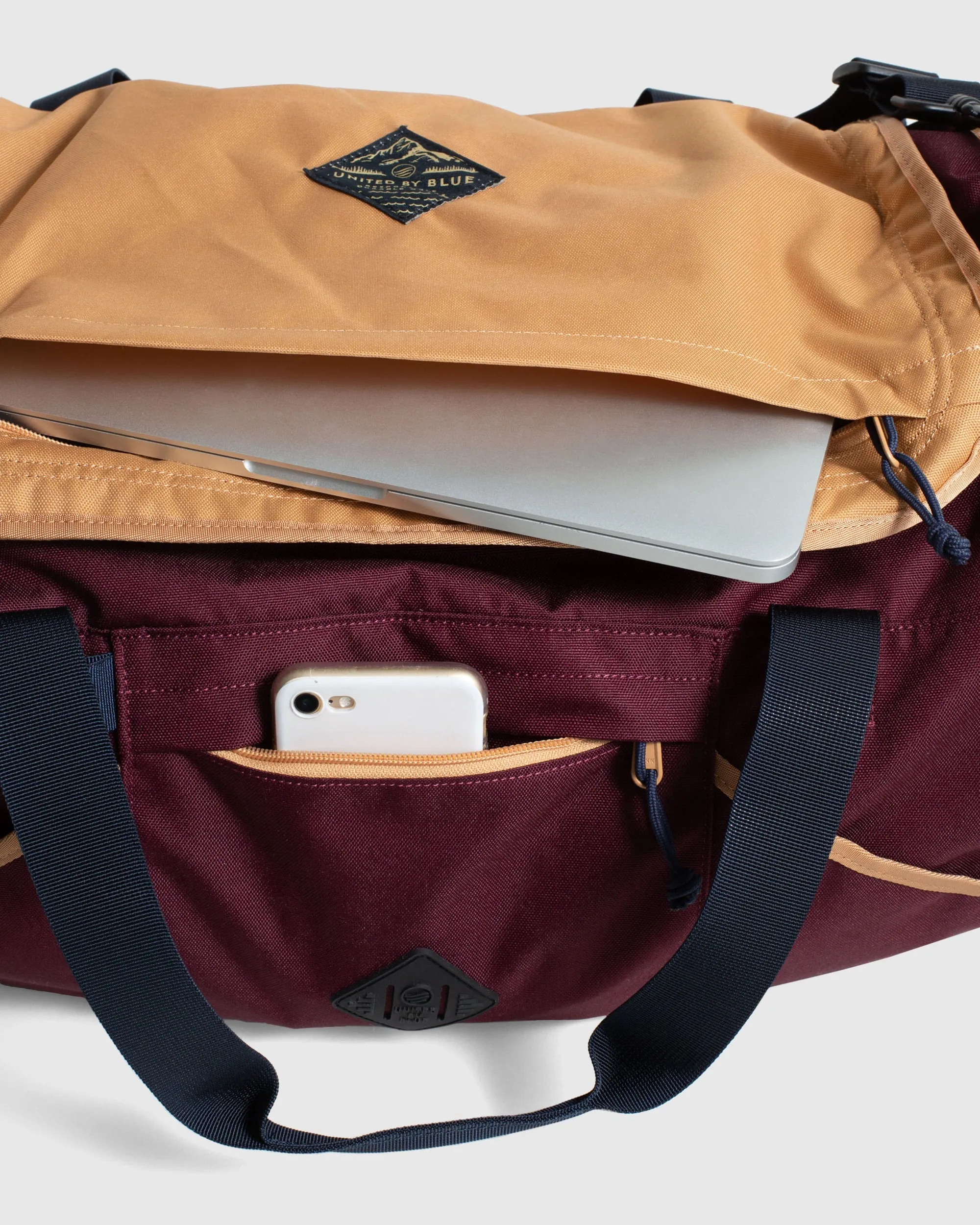 (R)evolution™ 55L Carry-On Duffle - Cocoa - Maroon