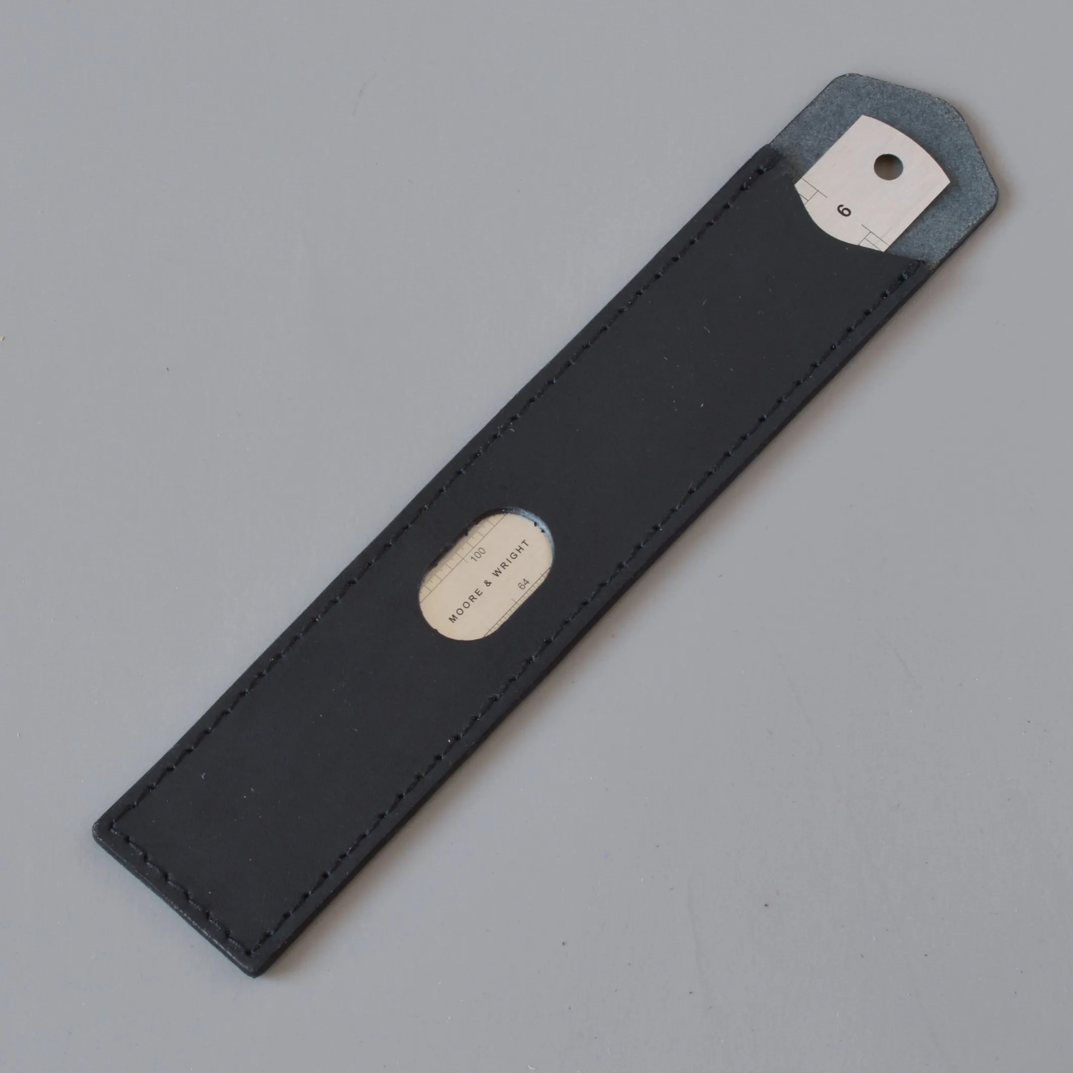 Ruler & Case. Black