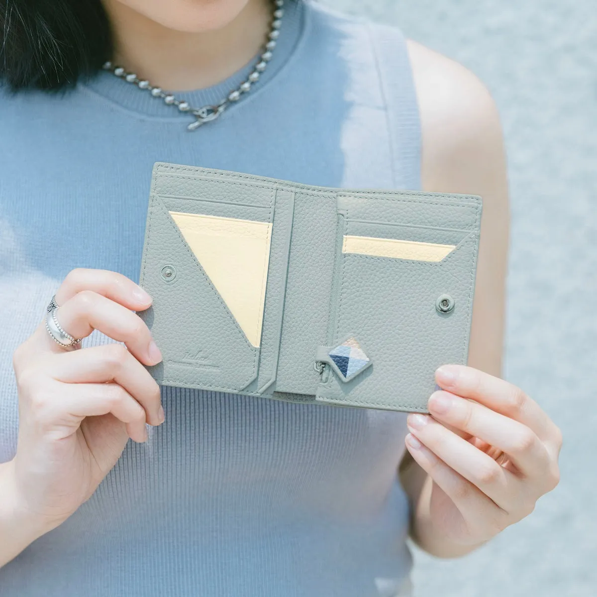 Samuel Ashley x Pantone Bi-fold Leather Wallet