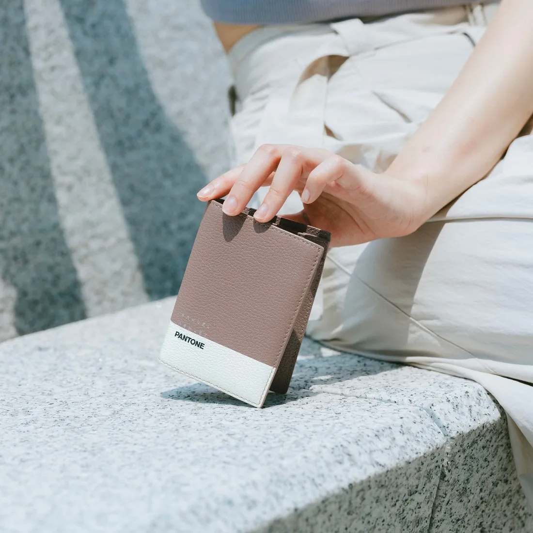 Samuel Ashley x Pantone Bi-fold Leather Wallet