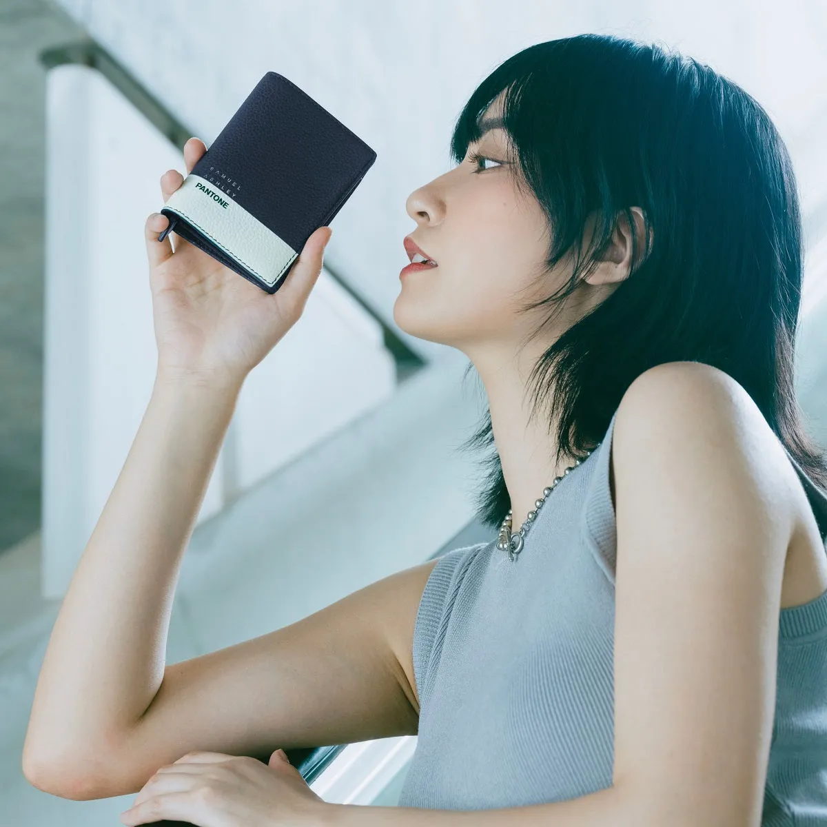 Samuel Ashley x Pantone Bi-fold Leather Wallet
