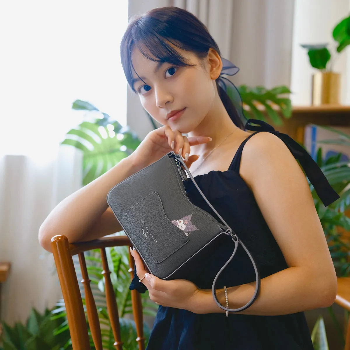 Samuel Ashley x Sanrio characters Leather Satchel Bag