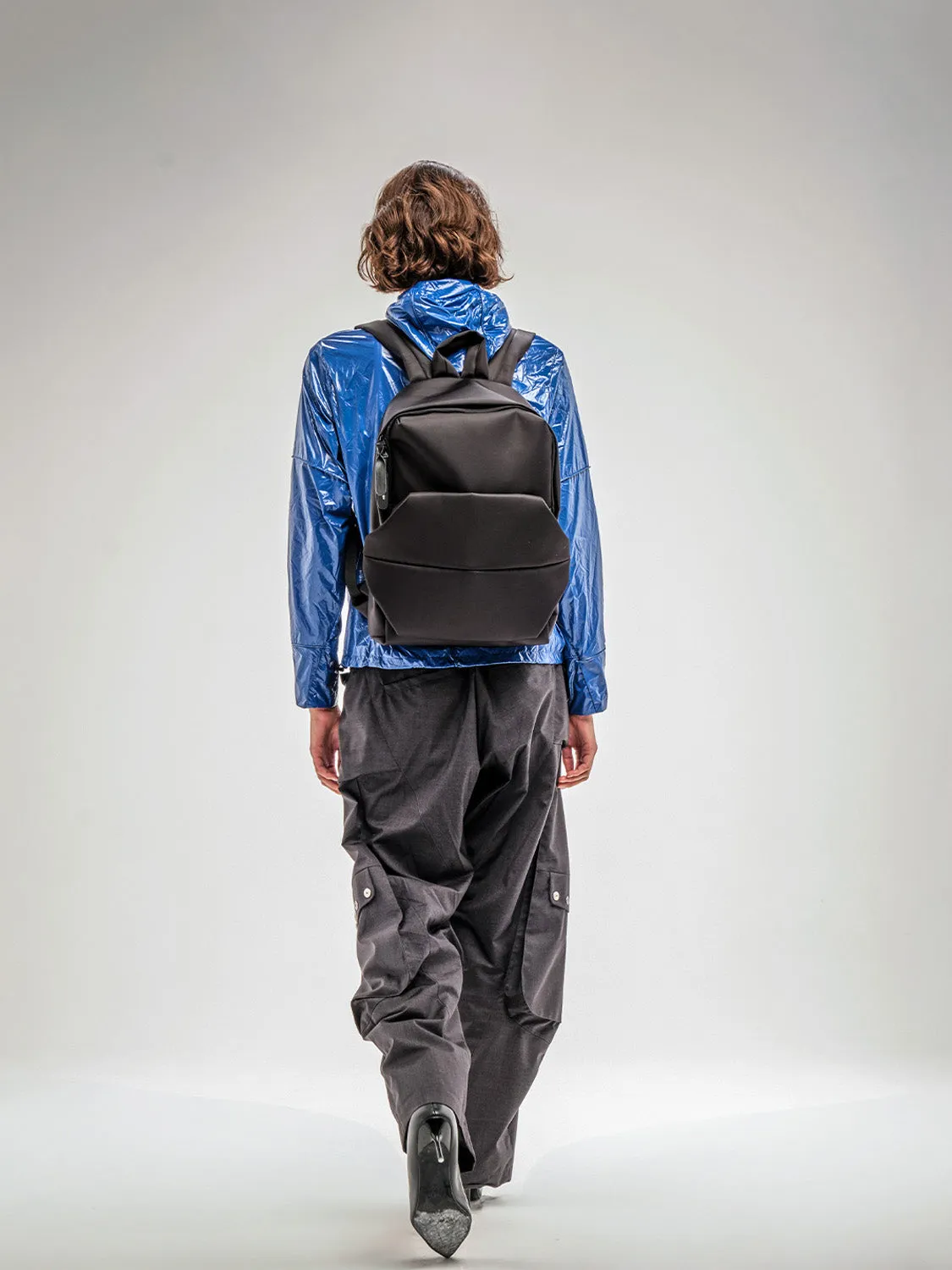 Sava M Sleek Nylon Black Backpack