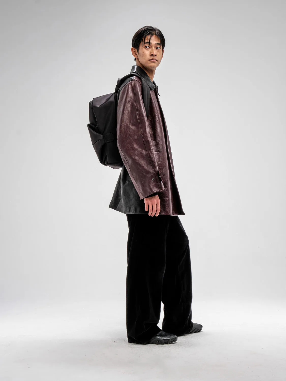 Sava M Sleek Nylon Black Backpack