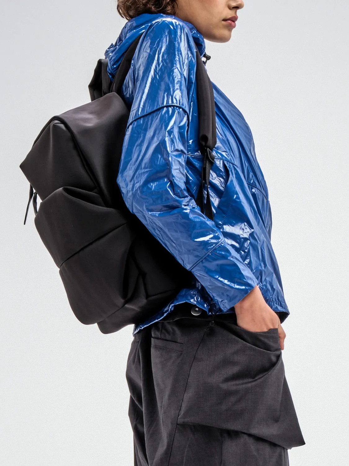 Sava M Sleek Nylon Black Backpack