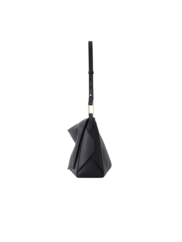 Stacked Leather Crossbody & Shoulder Bag