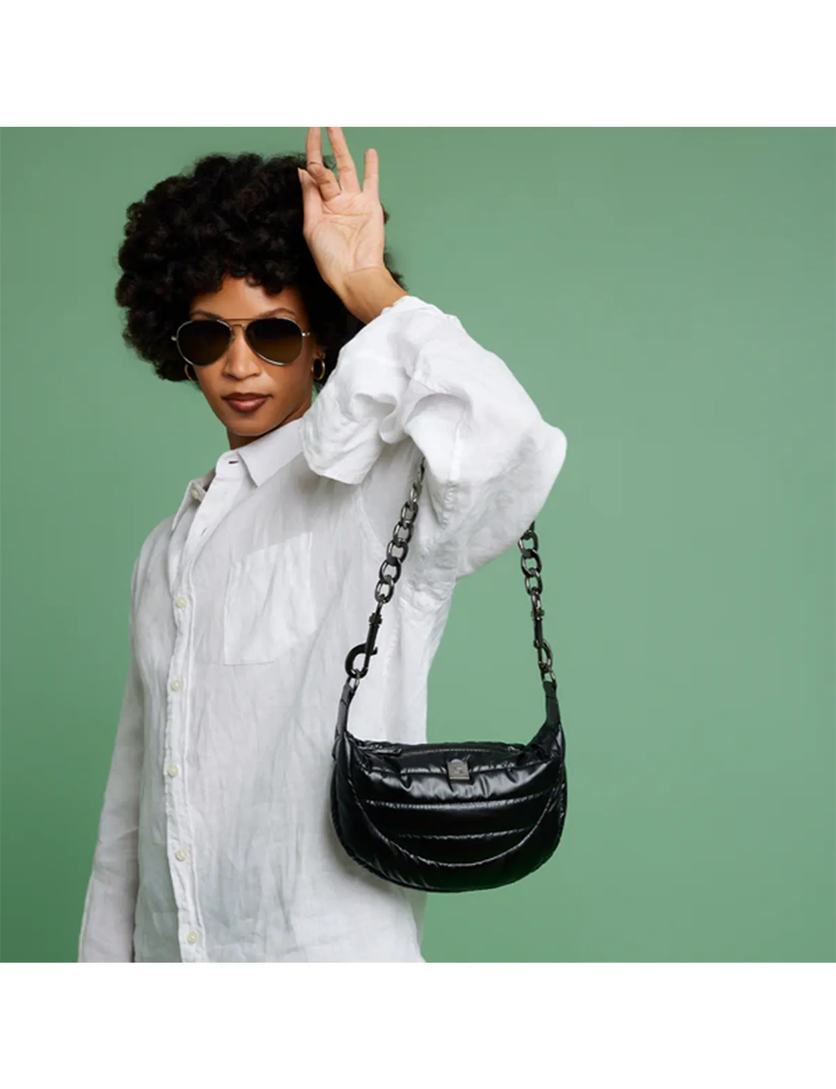 Tiny Dancer Bag, Pearl Black