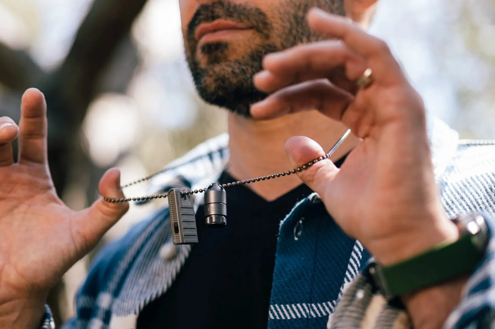 Titanium Ball Chain Kit   5 Clasps ( Gen 2 )