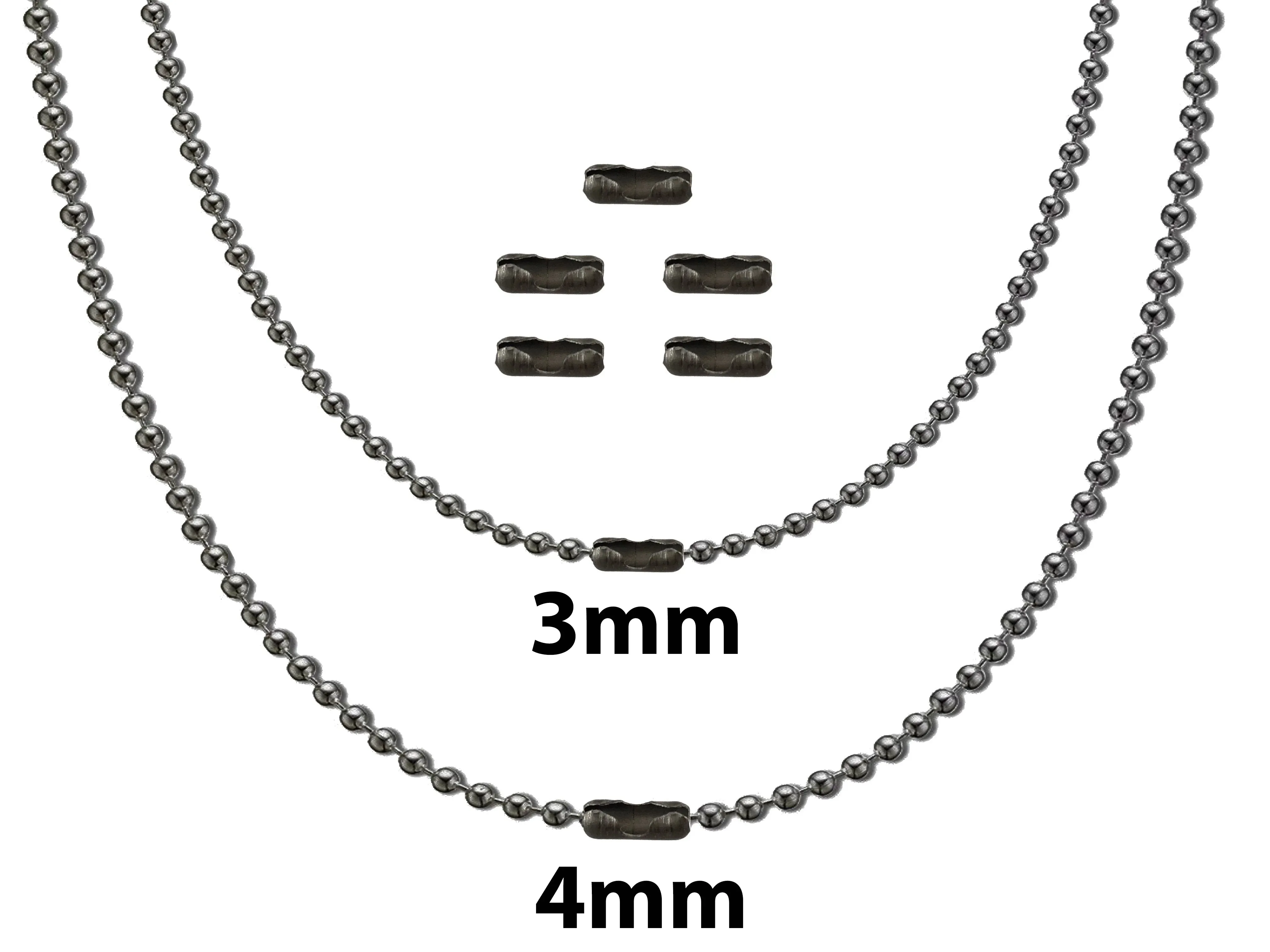 Titanium Ball Chain Kit   5 Clasps ( Gen 2 )