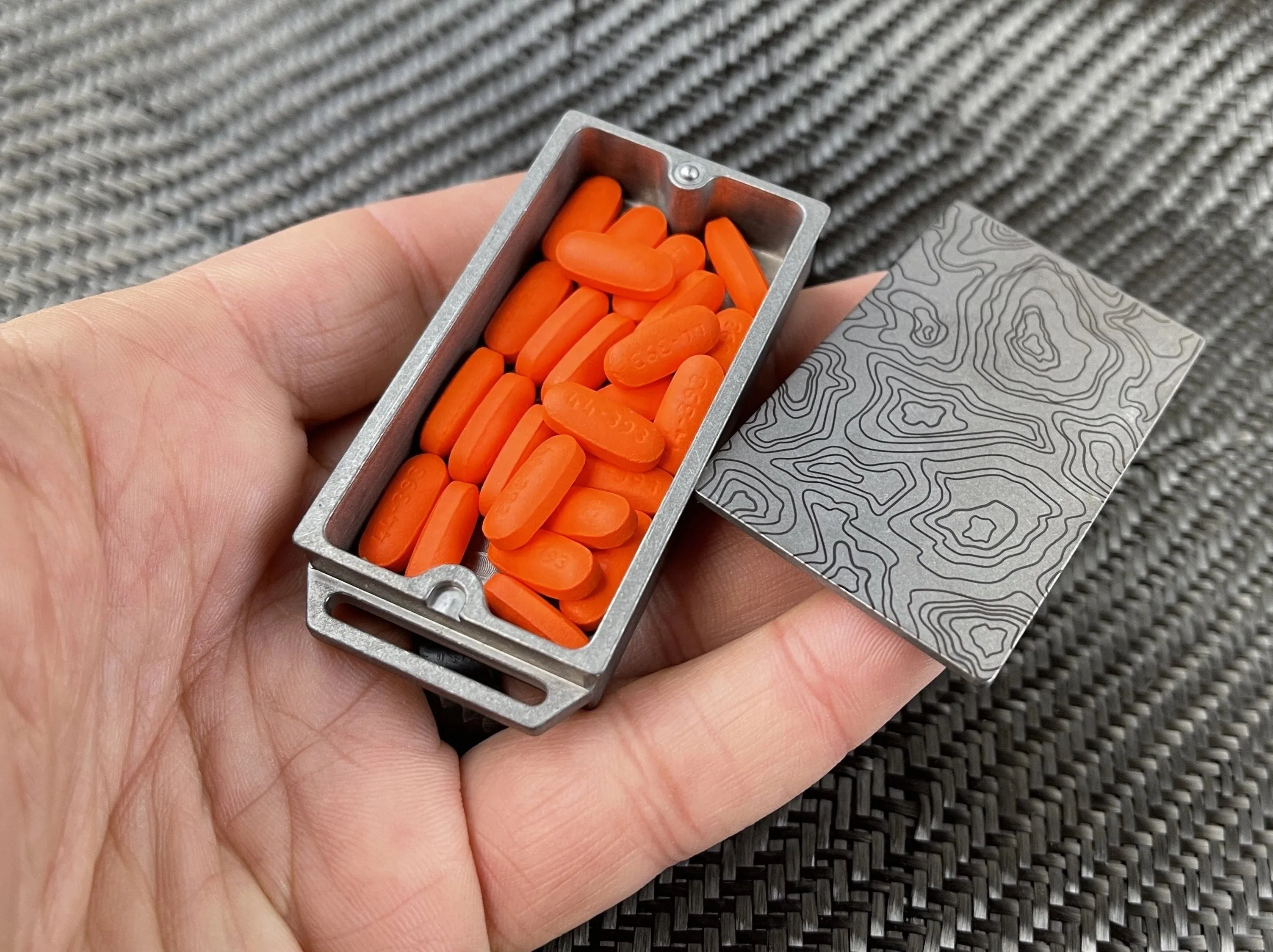 Titanium Pocket Strong Box With Loop - Gen 2