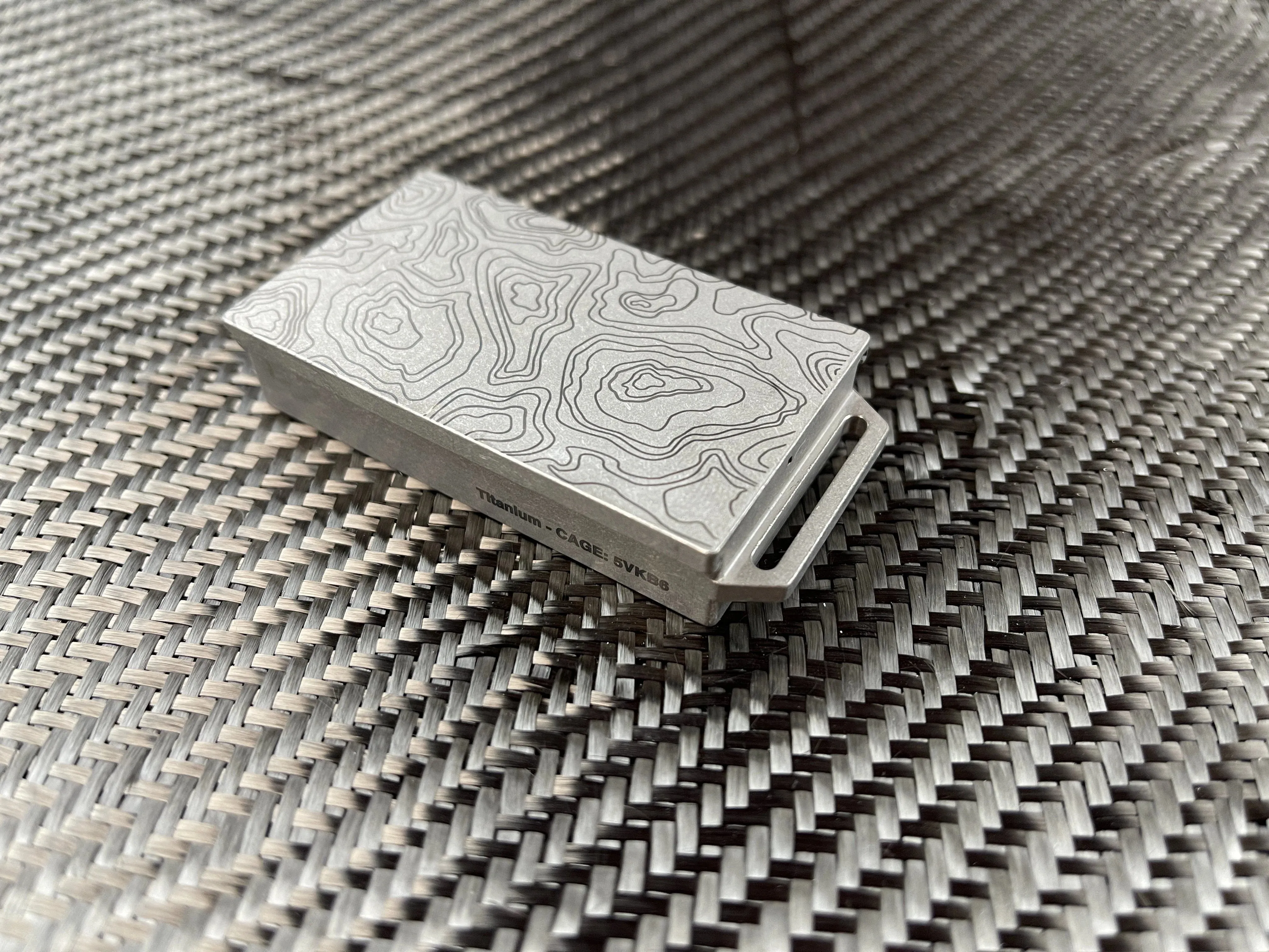 Titanium Pocket Strong Box With Loop - Gen 2