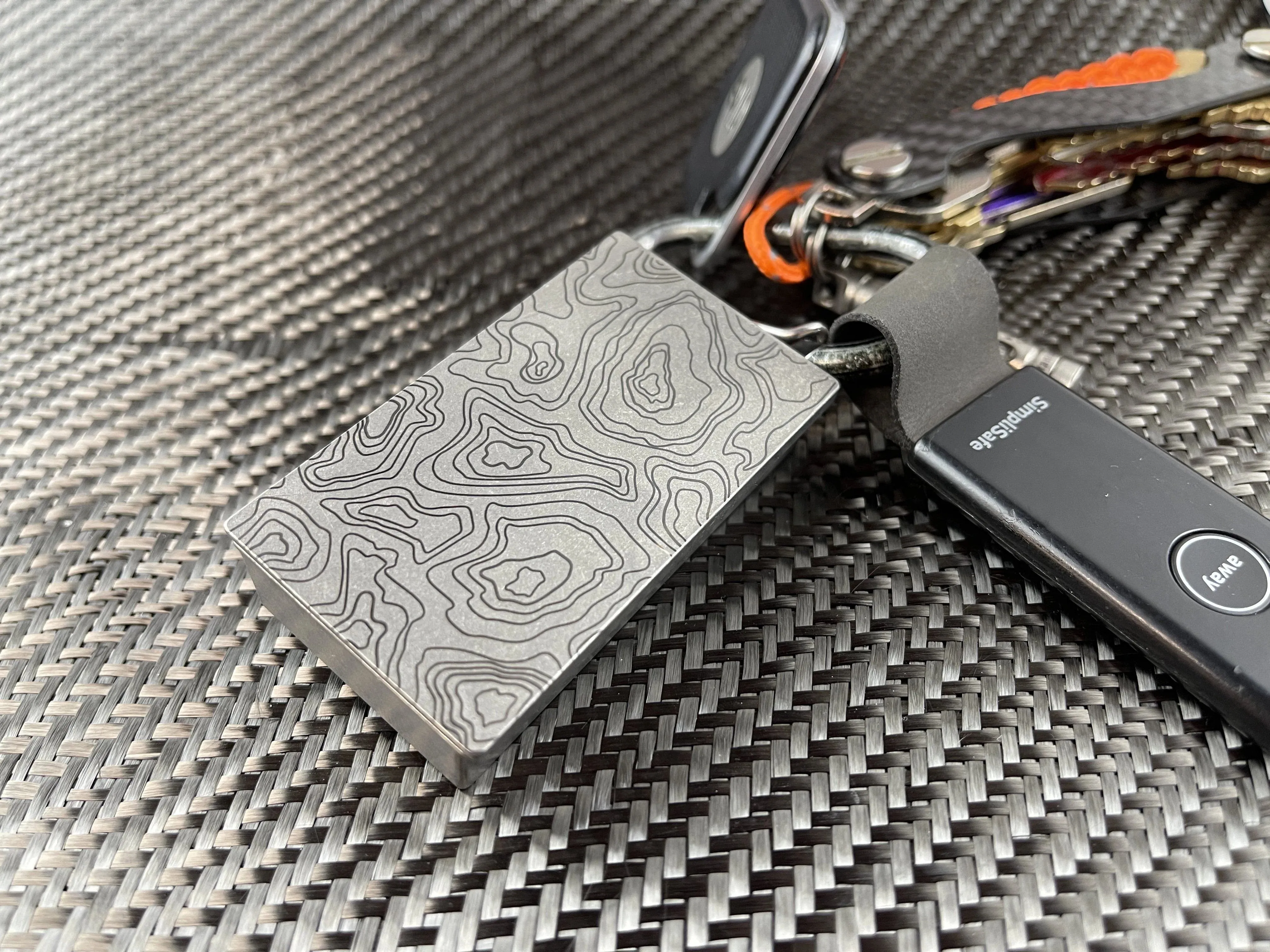 Titanium Pocket Strong Box With Loop - Gen 2