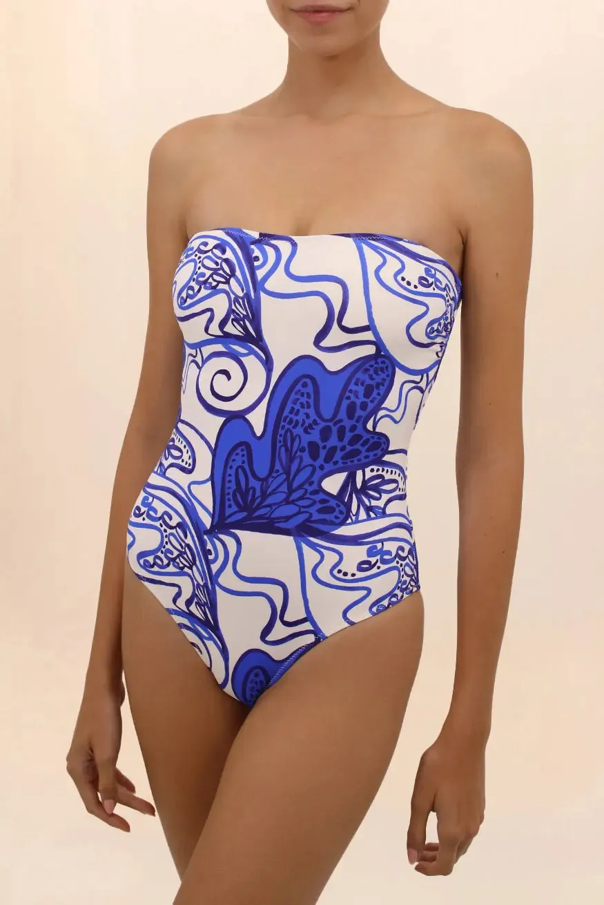 TWILIGHT STRAPLESS ONE-PIECE SWIMSUIT