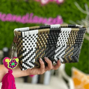 Upcycled Handwoven Crossbody Convertible -  Espresso